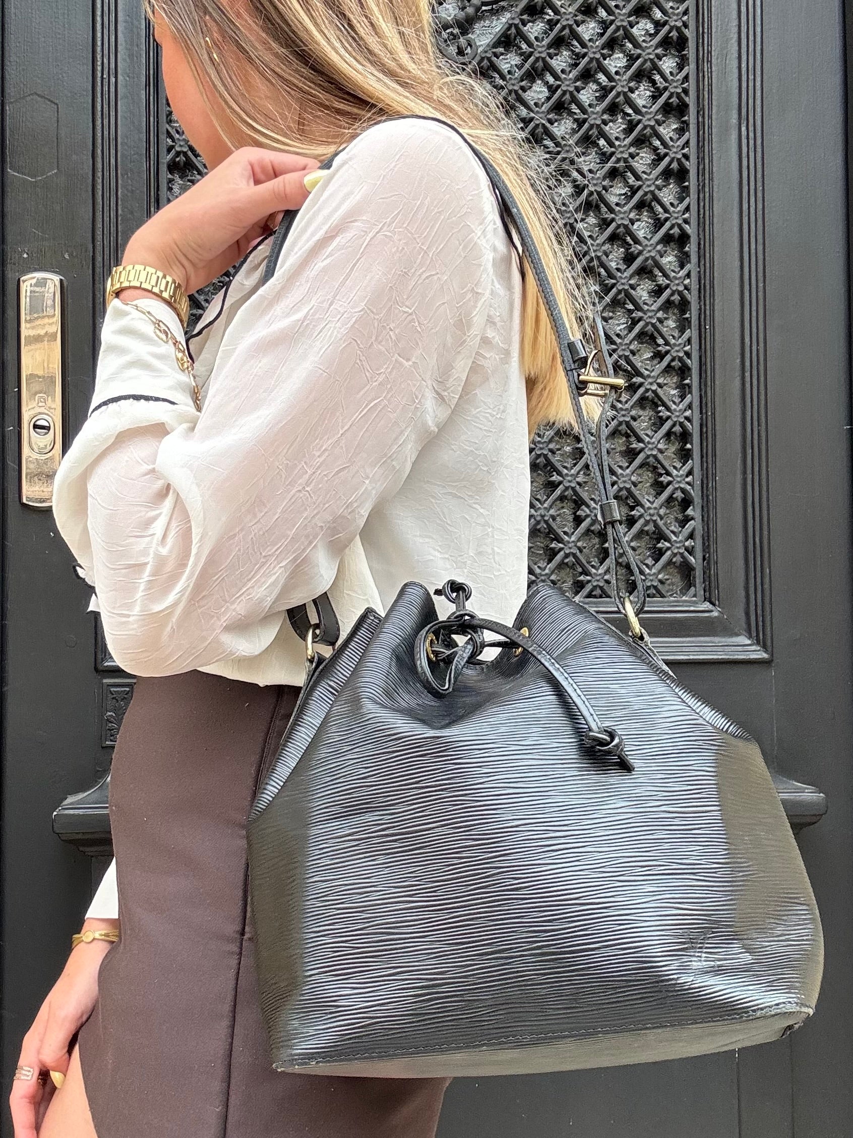 Louis Vuitton -  Sac Noé PM noir