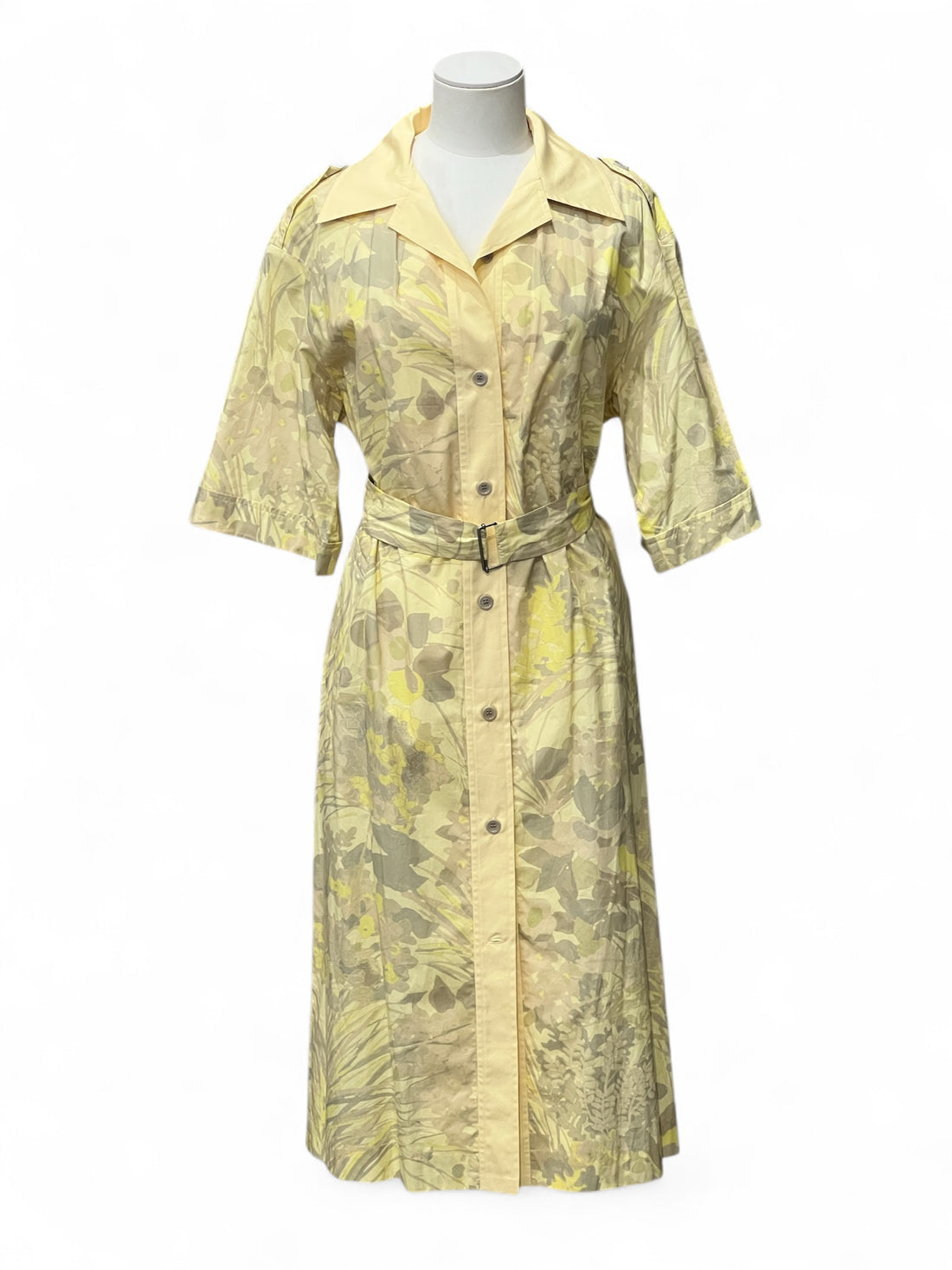 Dries van noten - Robe chemise jaune T36