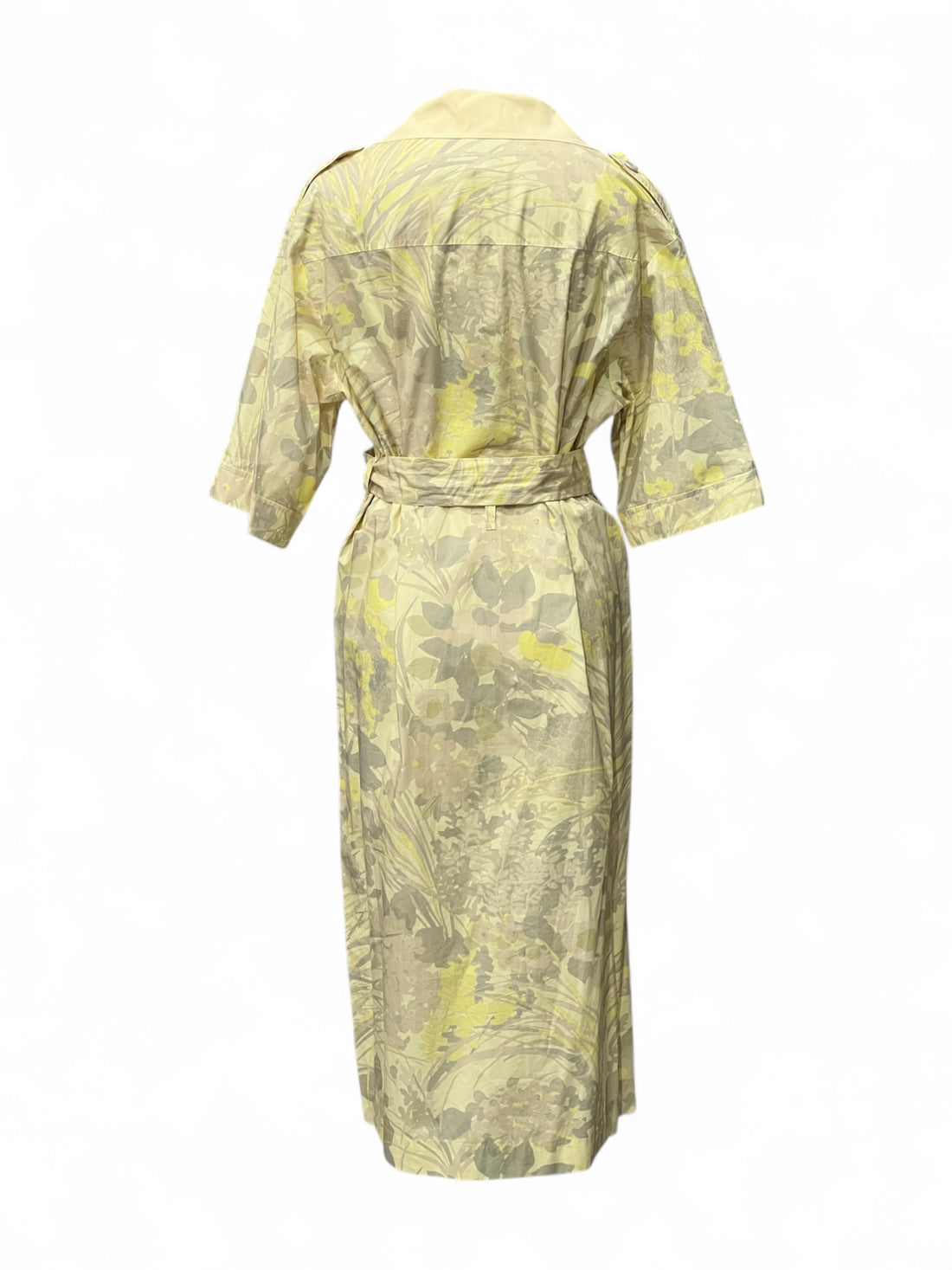 Dries van noten - Robe chemise jaune T36