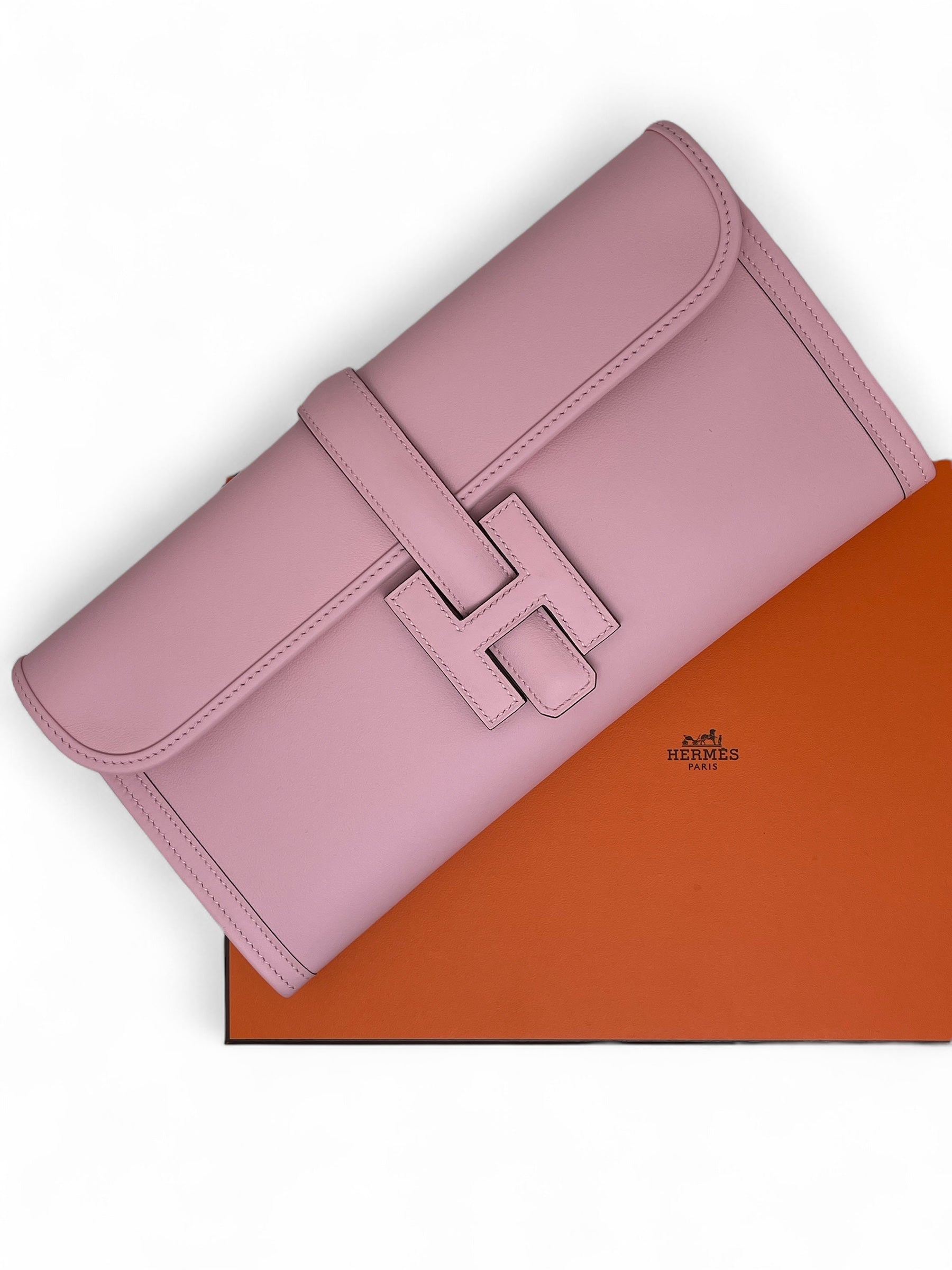 Hermès - Pochette Jige Élan 29 Rose Sakura