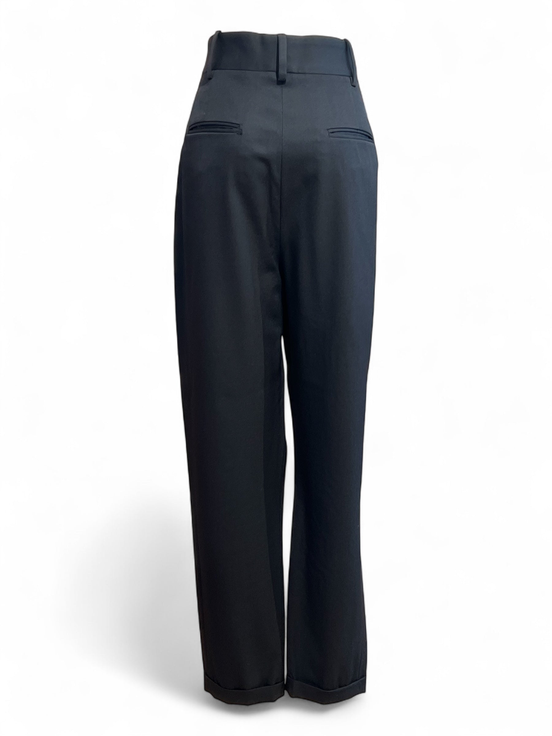 Saint Laurent - Pantaloni dritti neri T42