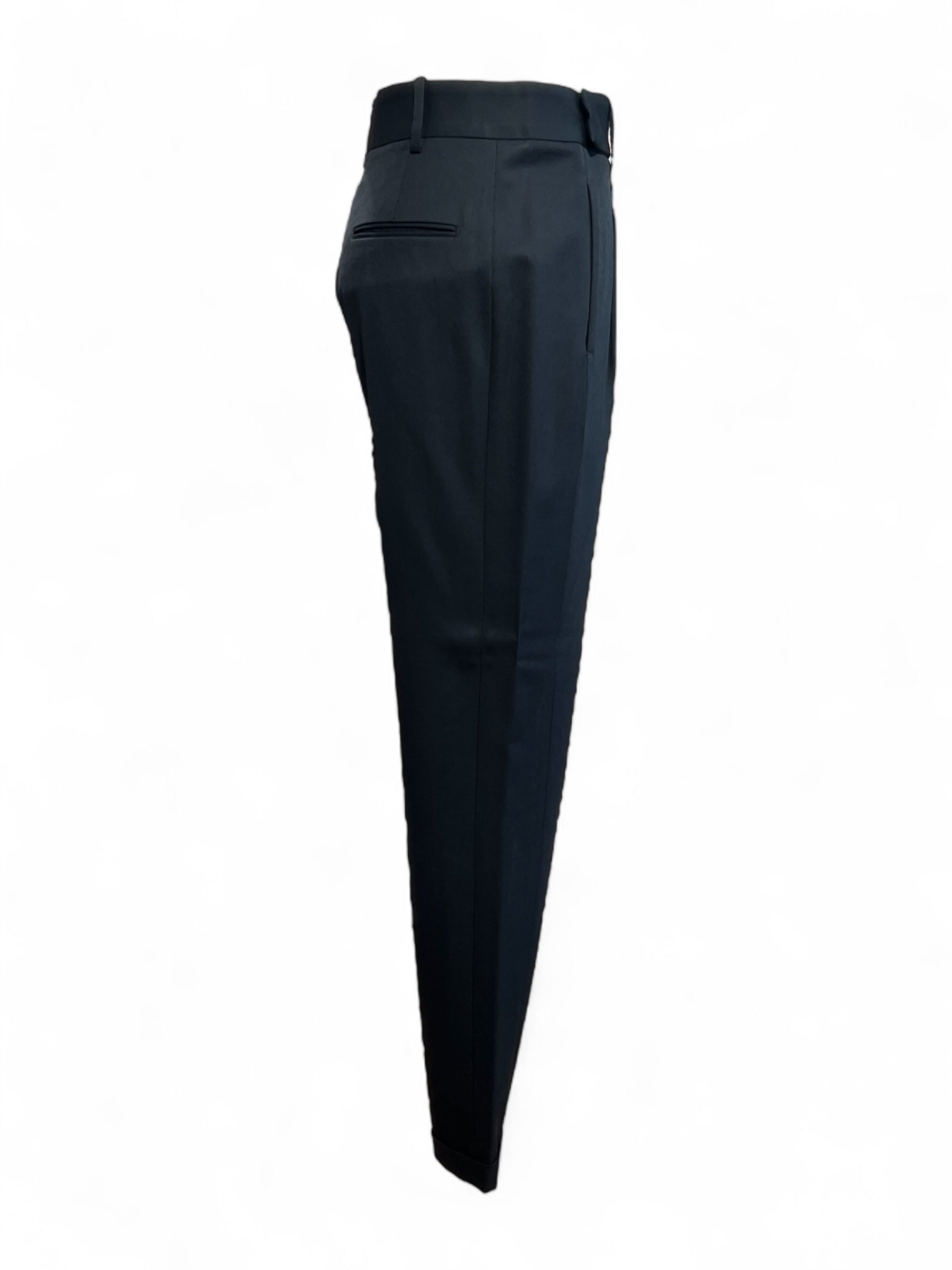 Saint Laurent - Pantaloni dritti neri T42