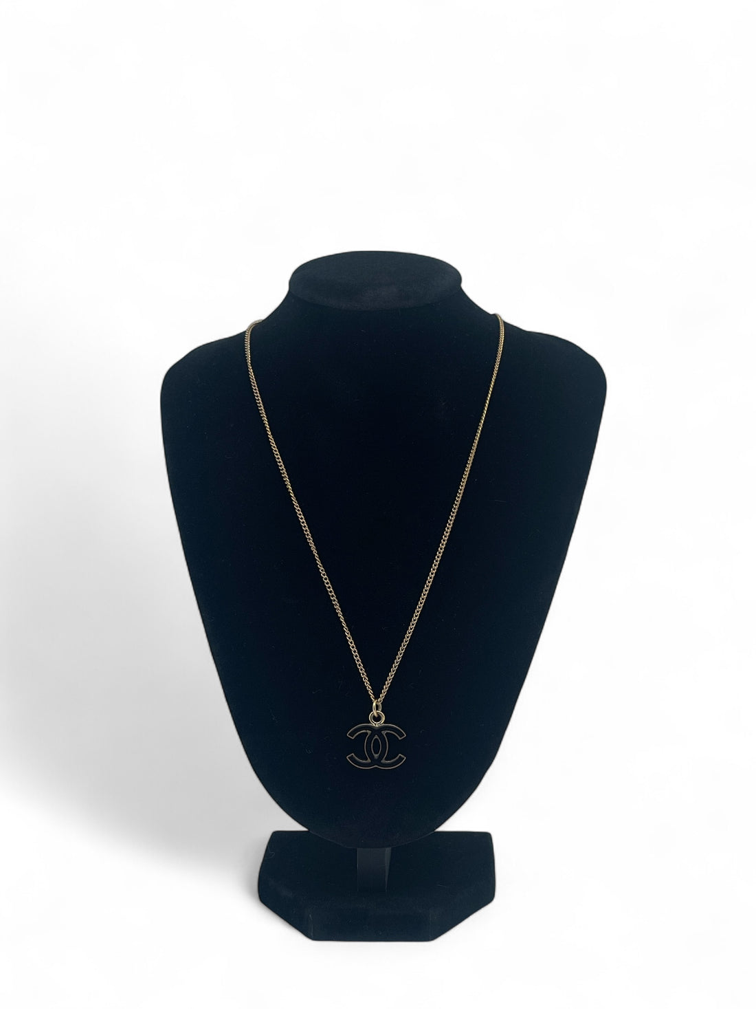 Chanel - Pendentif CC noir