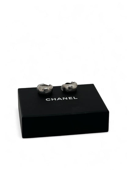 Chanel - Boucles d’oreilles à clips en argent 925