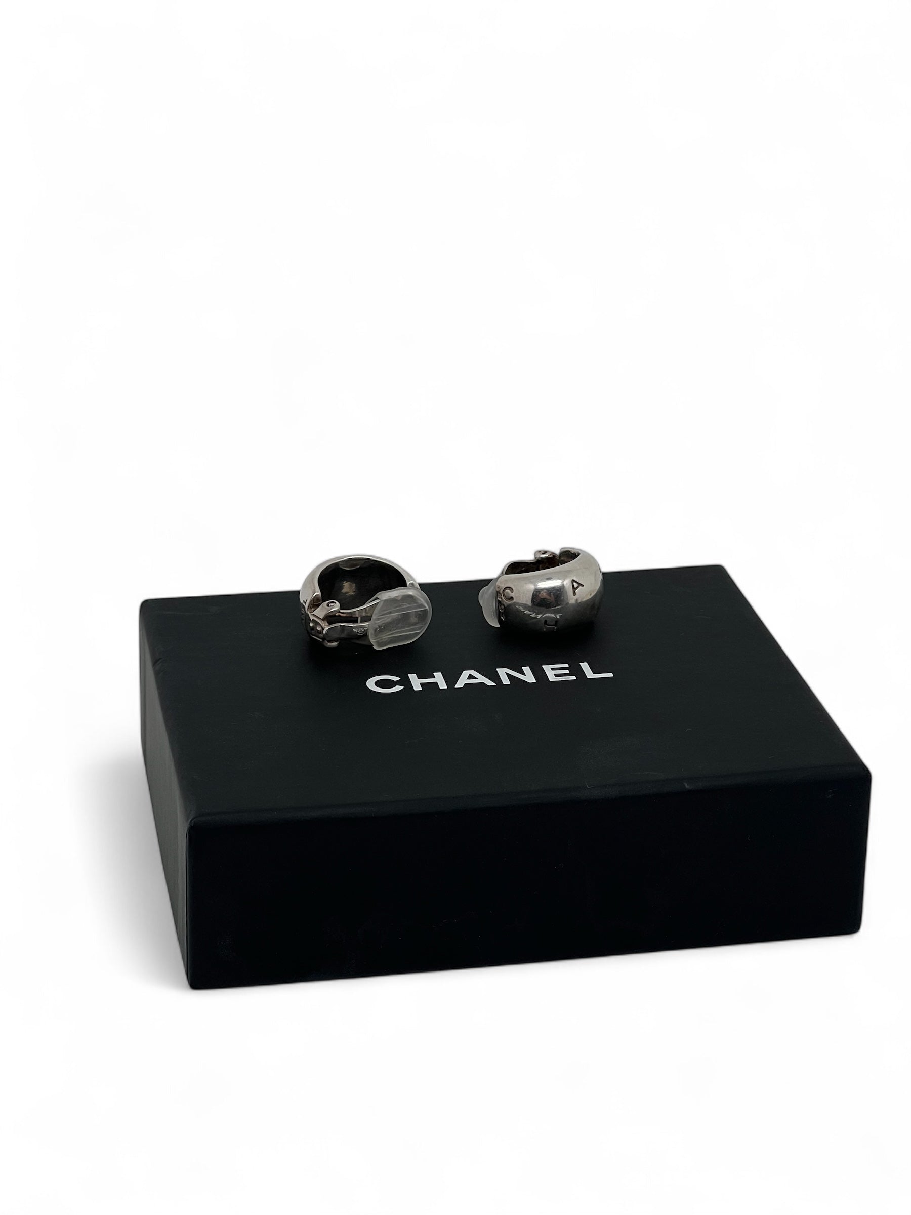 Chanel - Boucles d’oreilles à clips en argent 925