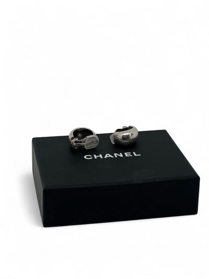 Chanel - Boucles d’oreilles à clips en argent 925