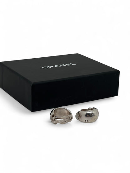 Chanel - Boucles d’oreilles à clips en argent 925