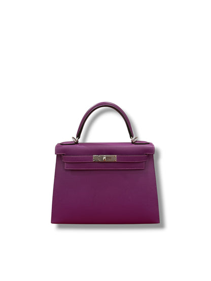 Hermès - Sac Kelly II 28 Epsom sellier Anémone PHW