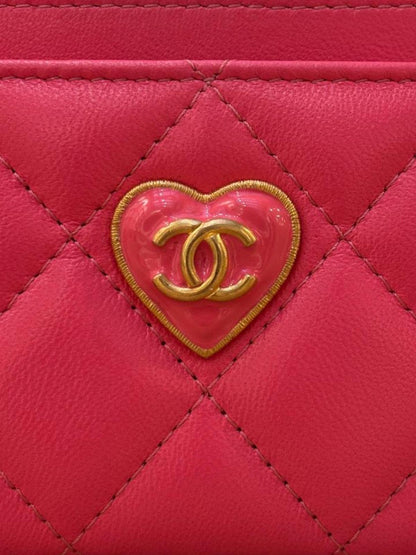 Chanel - Porte carte édition limitée rose