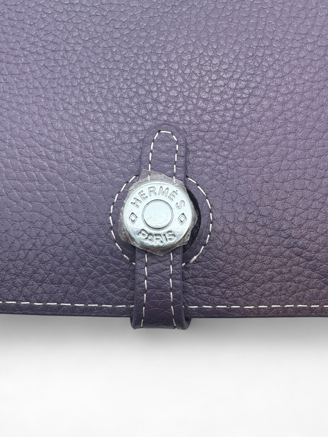 Hermès - Portefeuille en cuir dogon violet