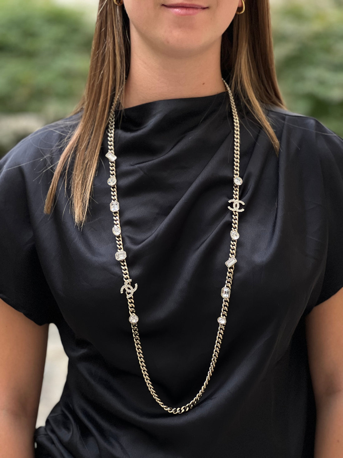 Chanel - Halskette Champagner