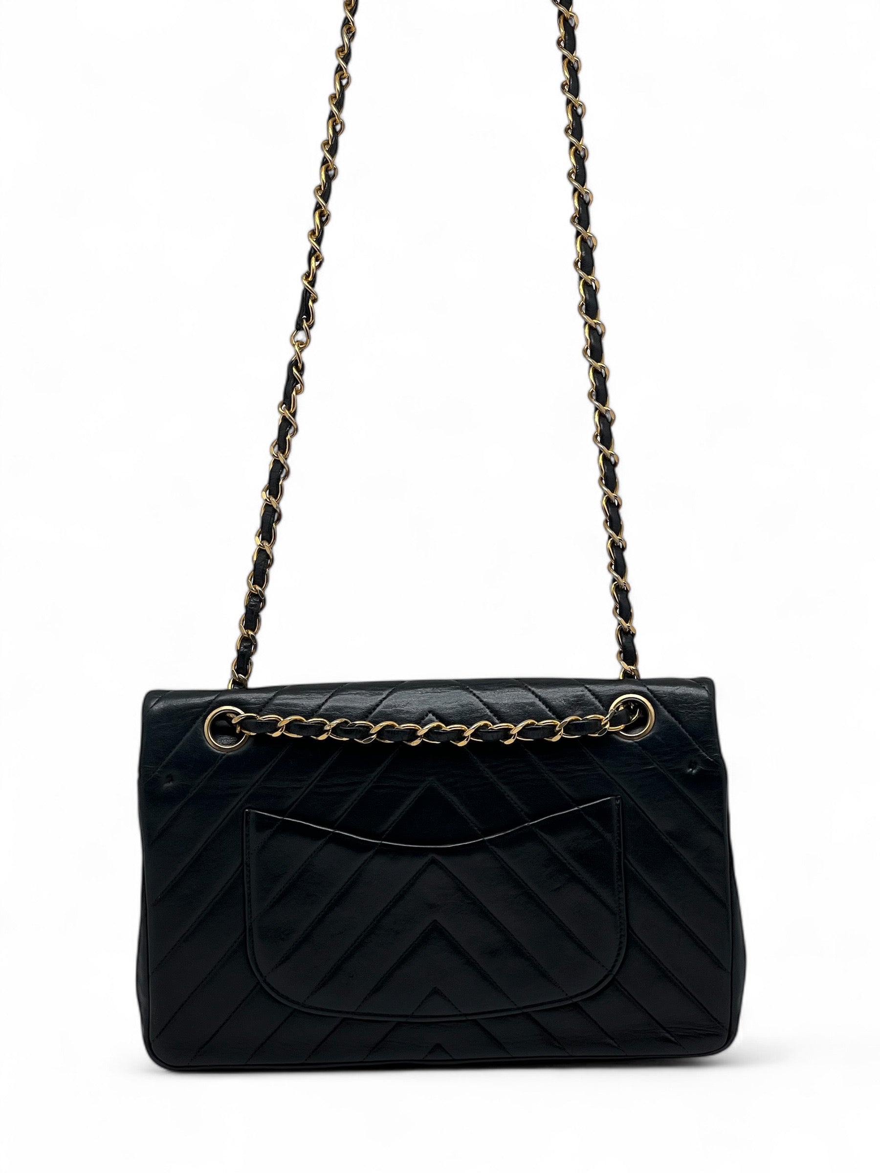 Chanel - Sac Timeless 25 chevron - 11.12 double flap