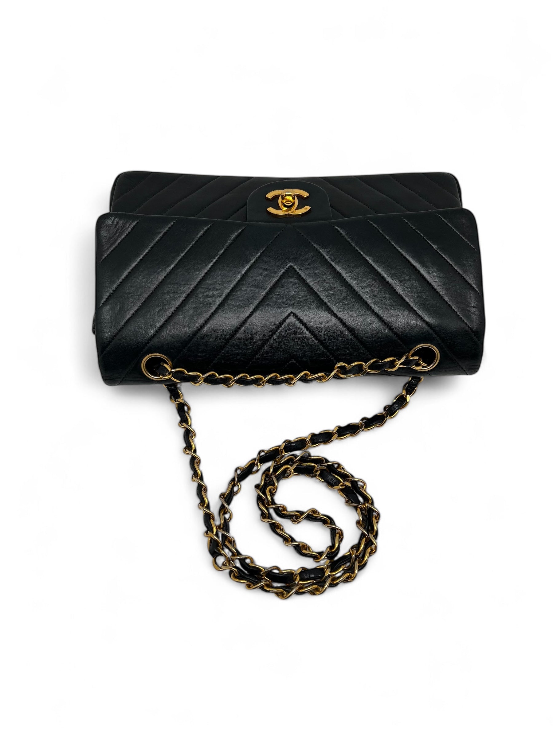 Chanel - Sac Timeless 25 chevron - 11.12 double flap