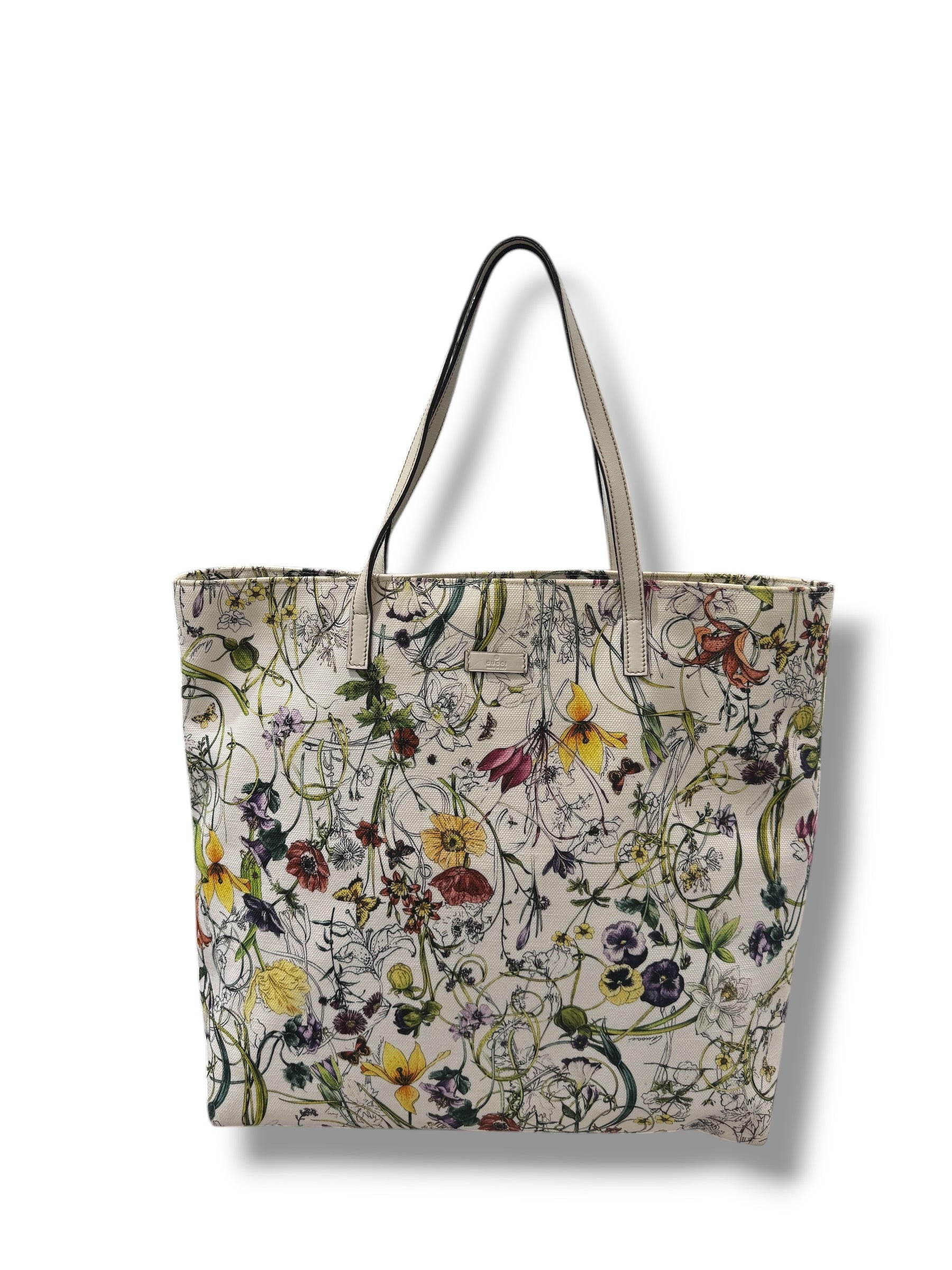 Gucci - Cabas toile Flowers MM