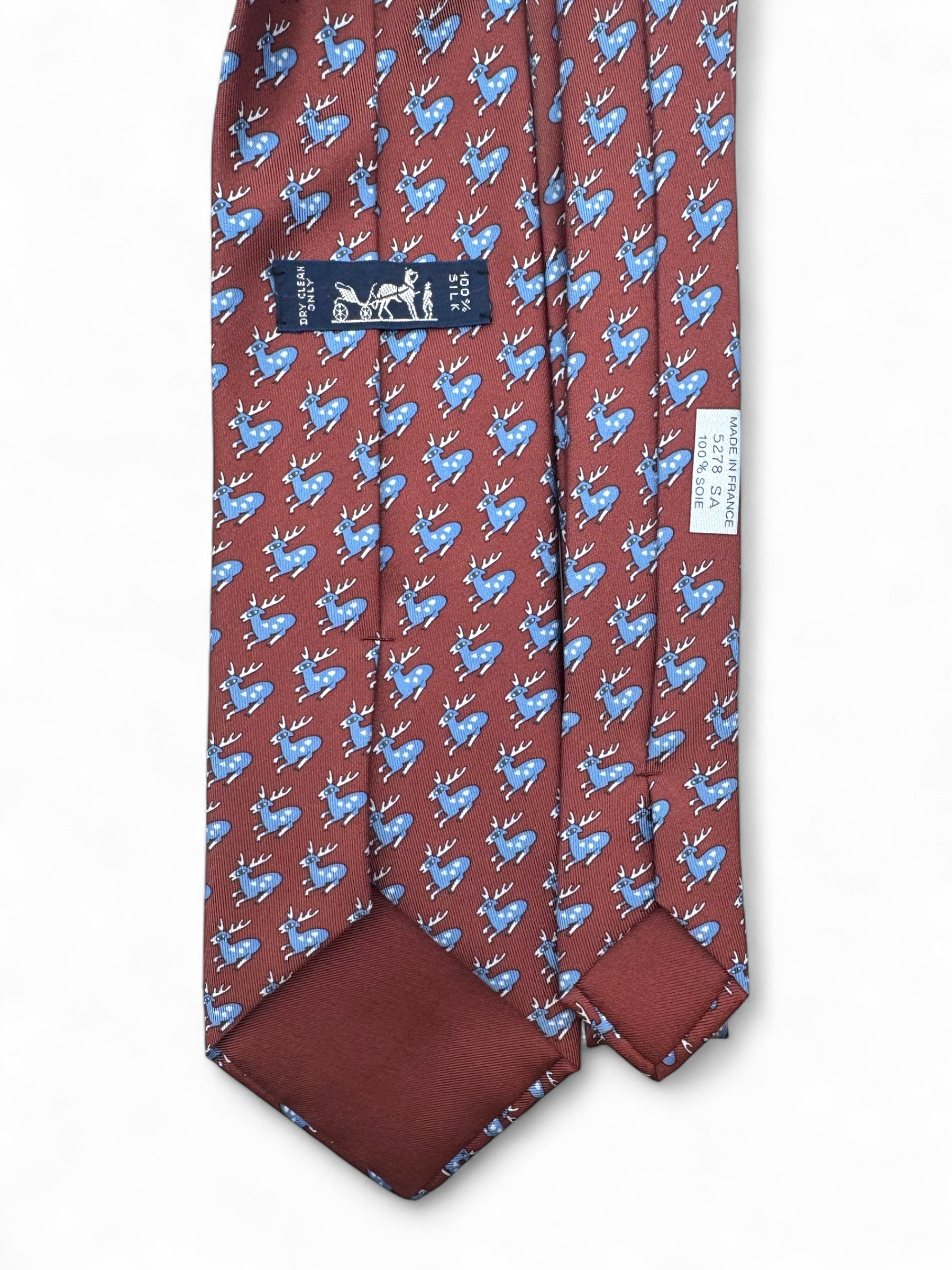 Hermès - Cravatta bordeaux