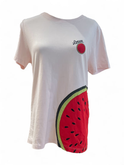 Loewe - T-shirt rose pastèque