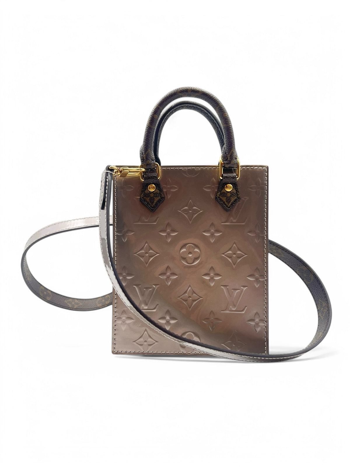 Louis Vuitton - Sac Vernis Monogramme beige