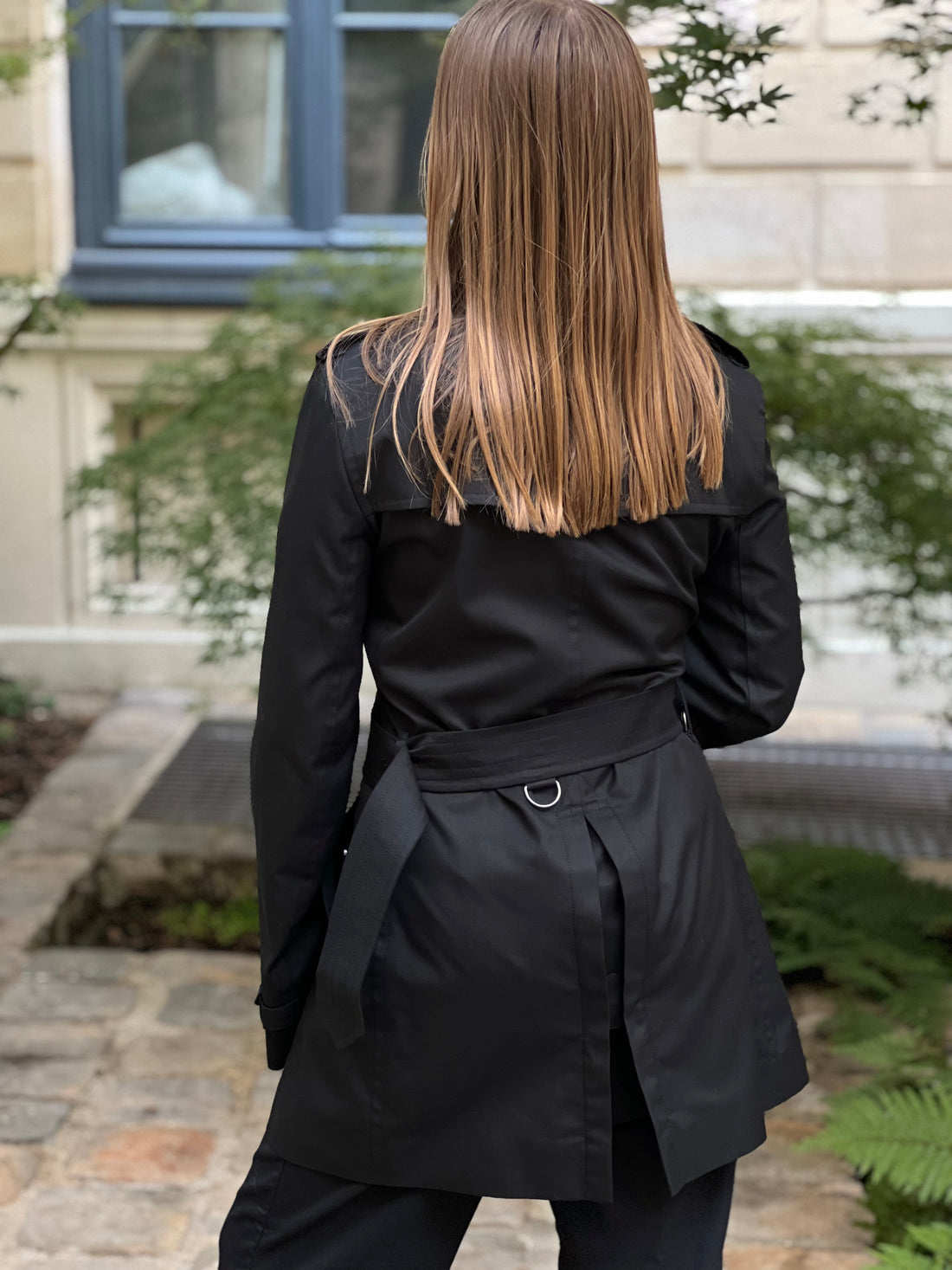 Burberry - Trench noir T48