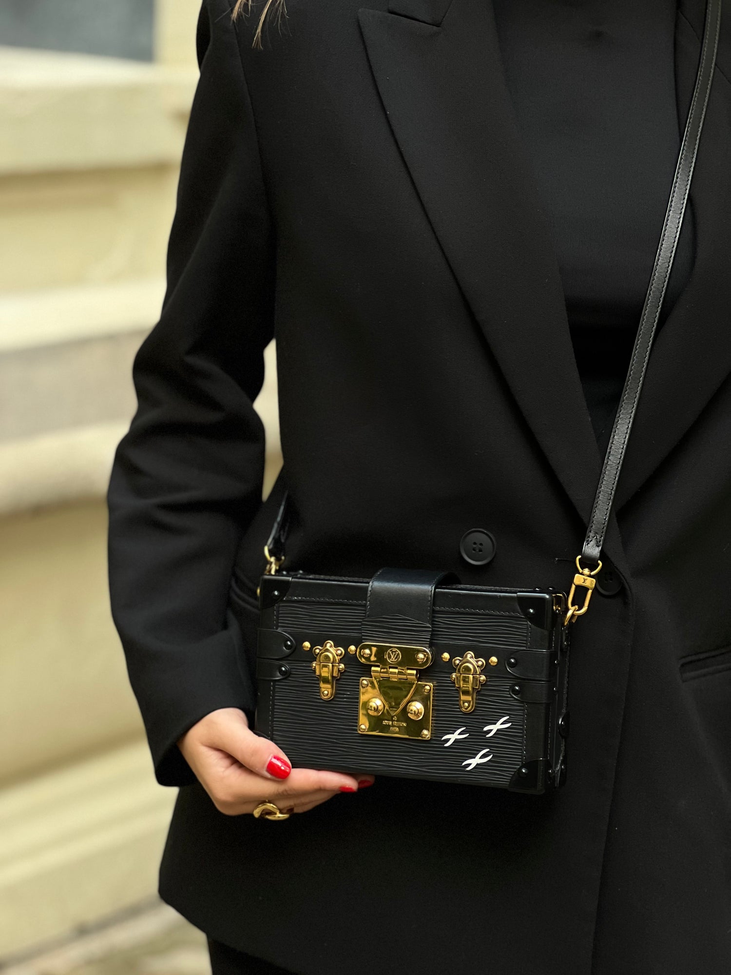 Louis Vuitton - Sac petite Malle cuir épi