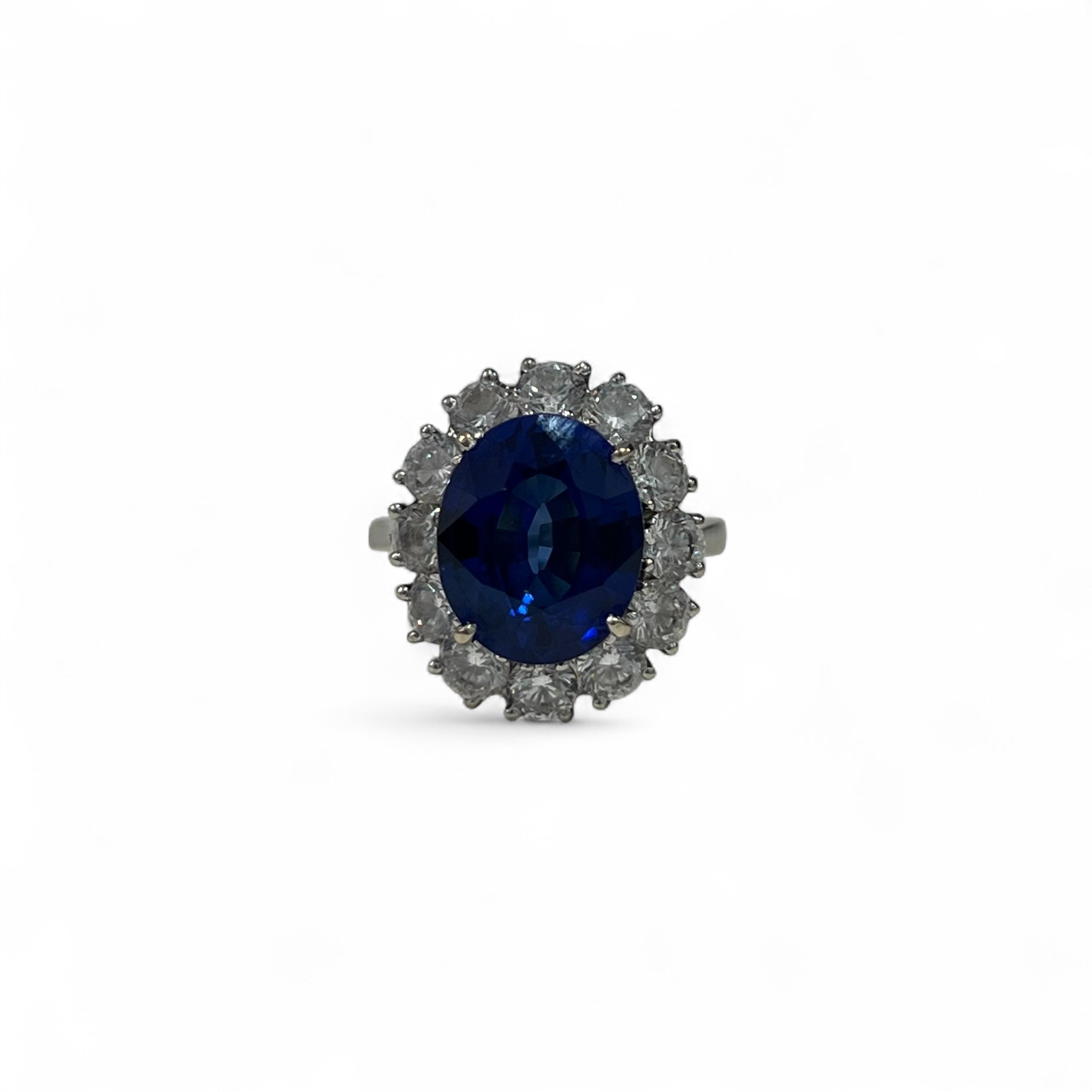Burma - Bague en or gris T.52