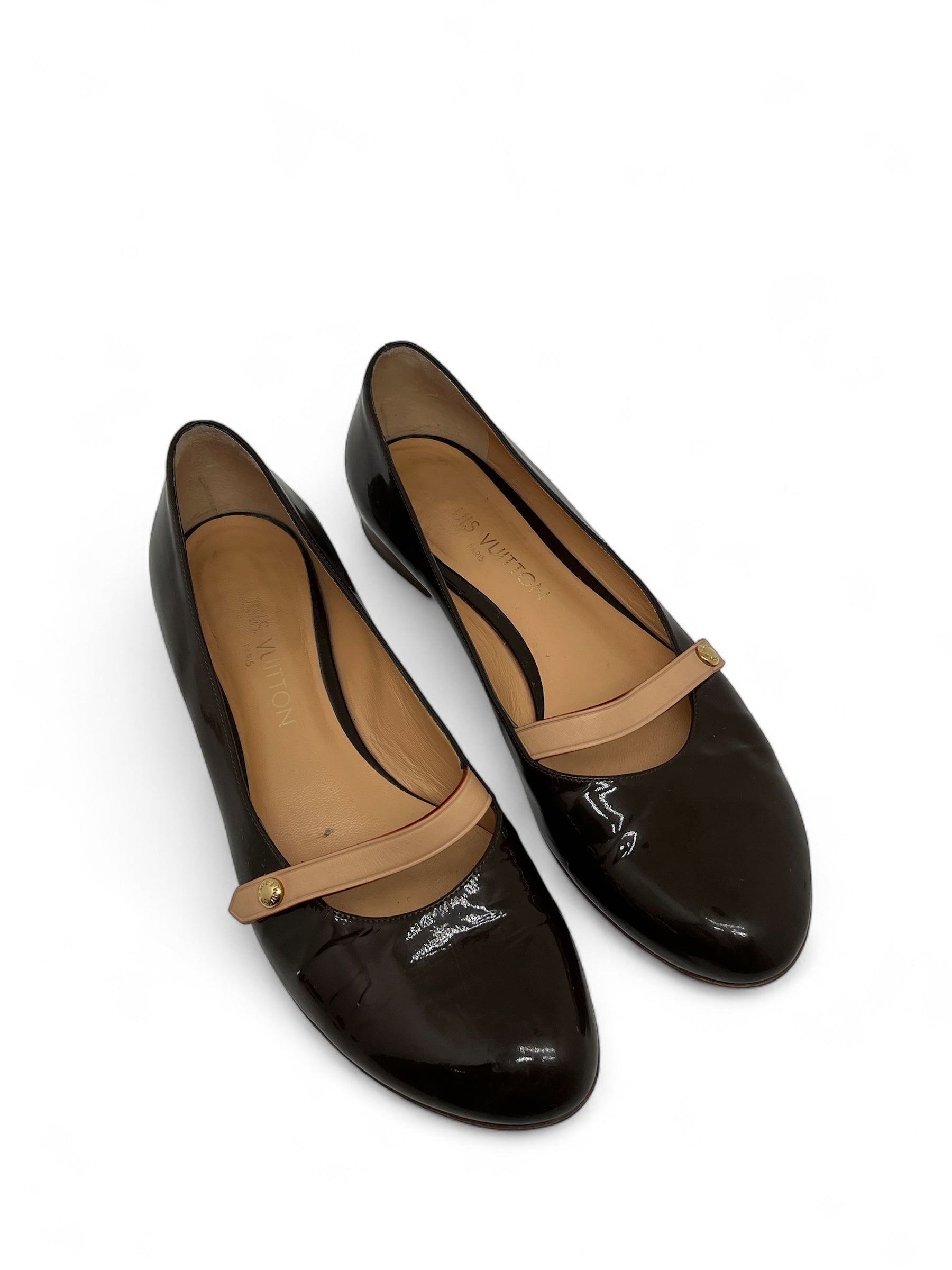 Louis Vuitton - Ballerinas mit Riemchen T38,5