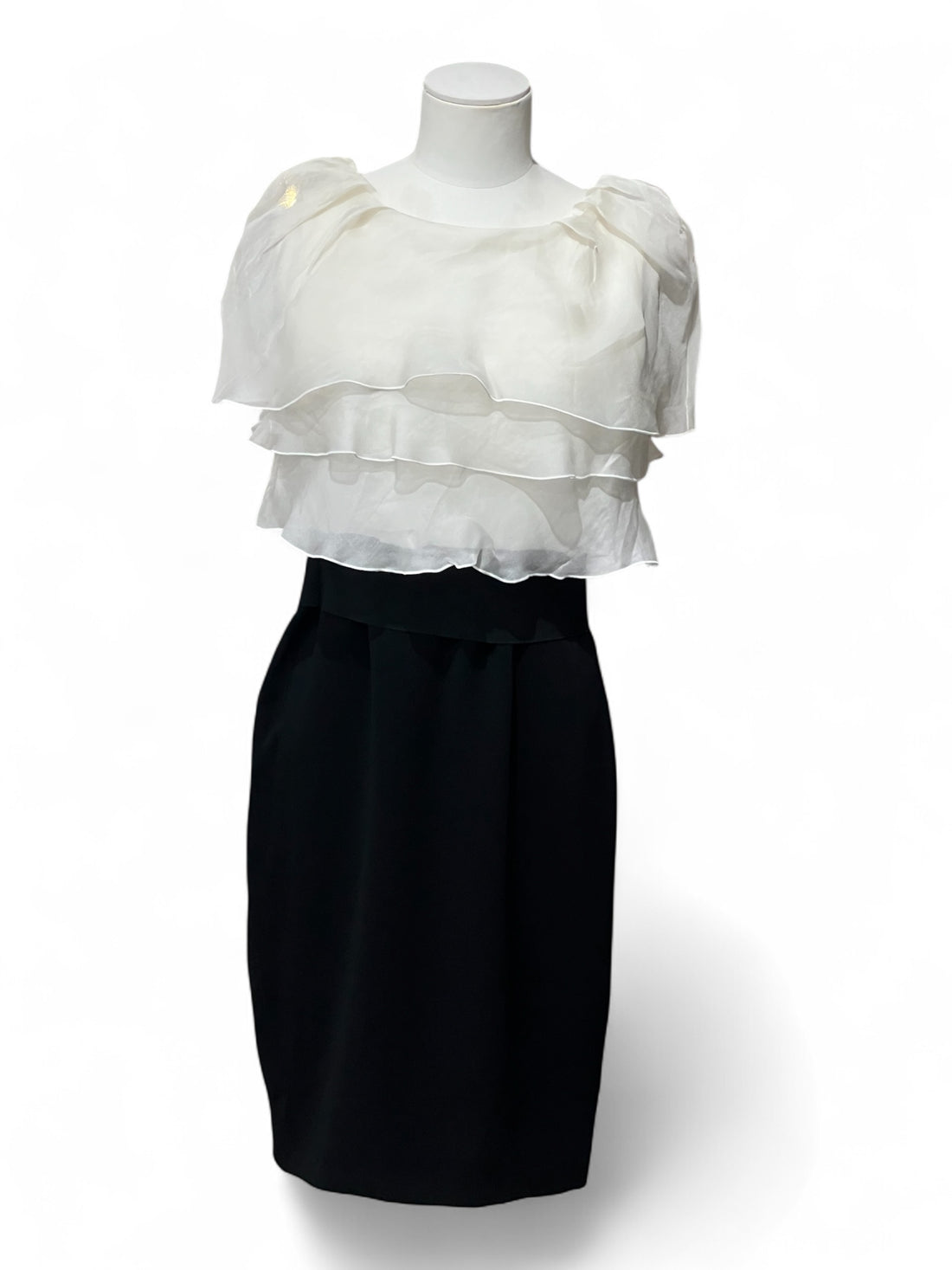Max Mara -  Robe avec tulle T36
