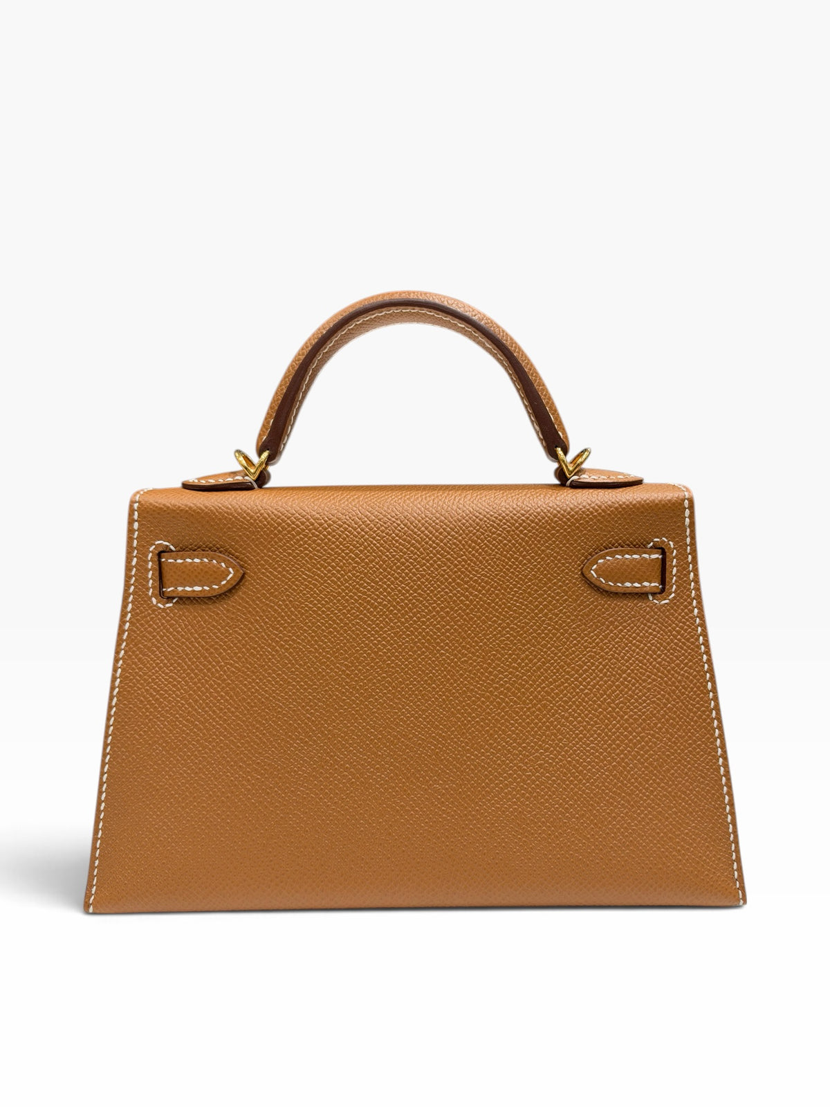 Hermès - Sac Mini Kelly II Sellier Epsom Gold GHW