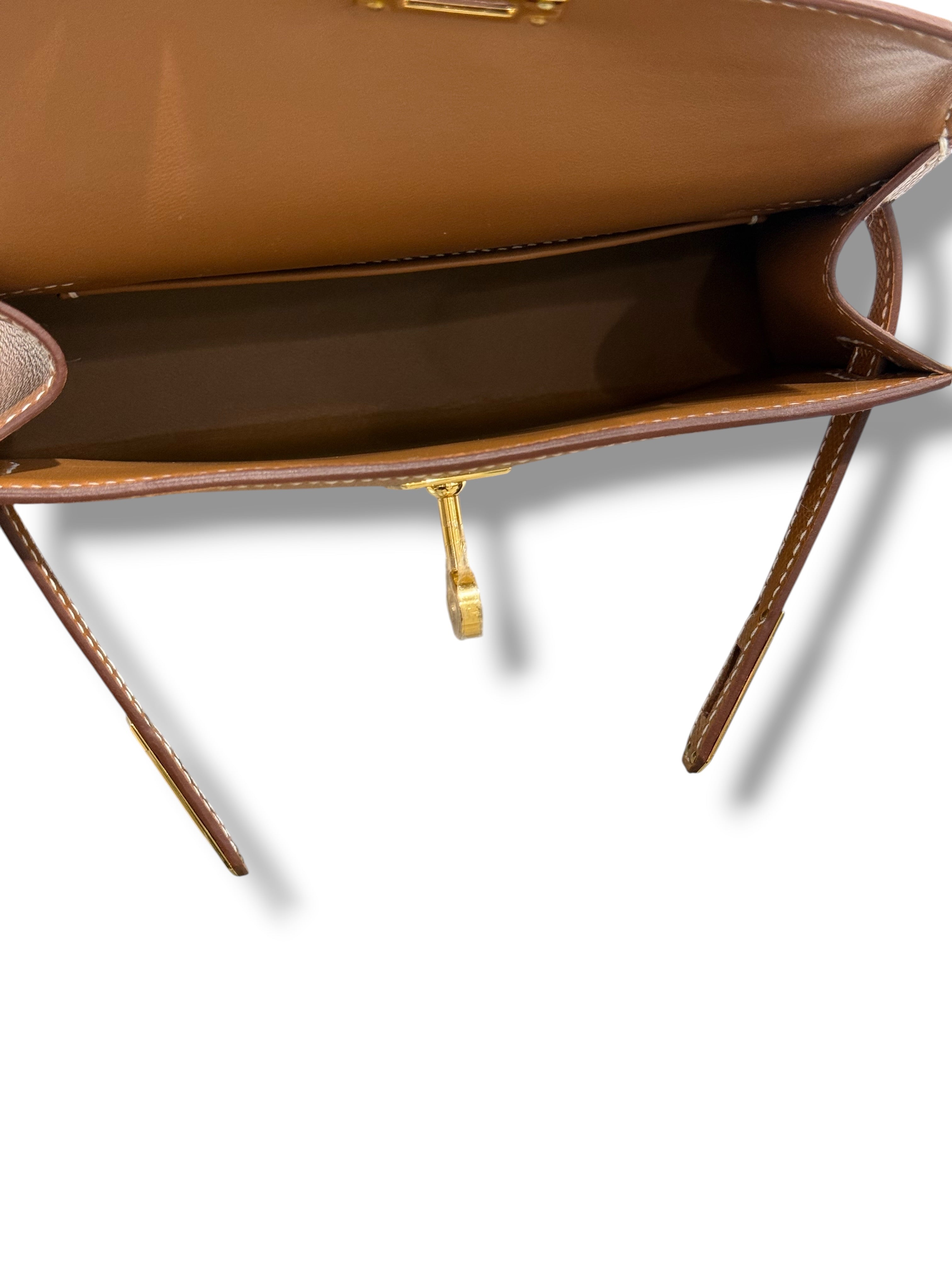 Hermès - Sac Kelly II sellier Mini Gold