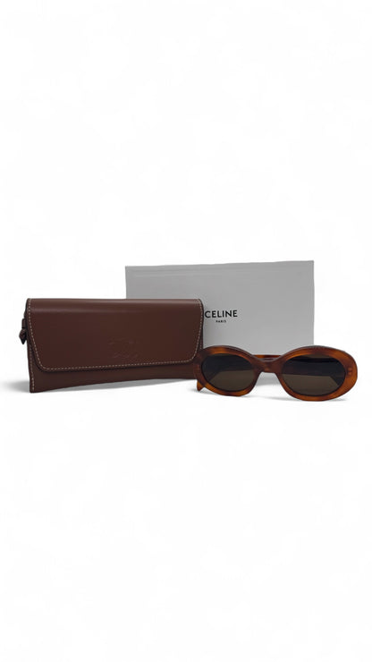 Céline - Lunette de soleil Triomphe à écailles