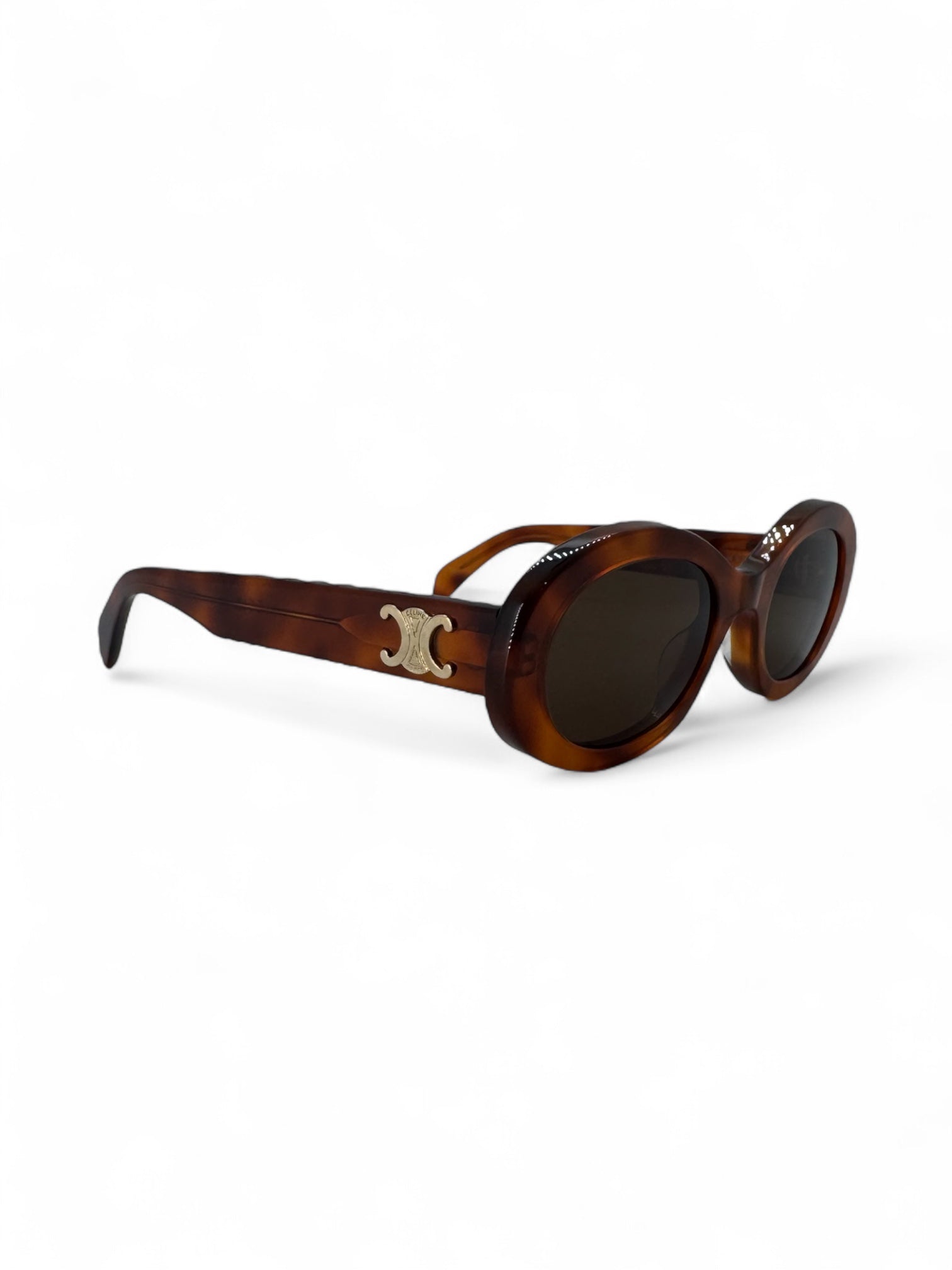 Céline - Triomphe Sonnenbrille mit Schildpattmuster