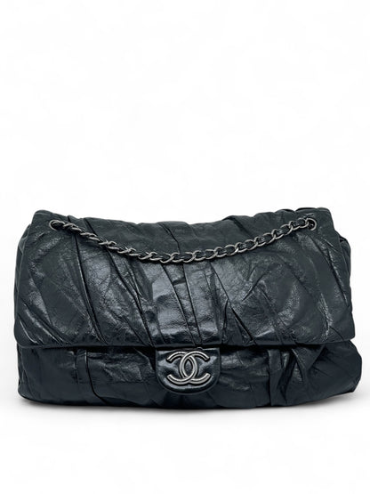 Chanel - Sac cuir plissé