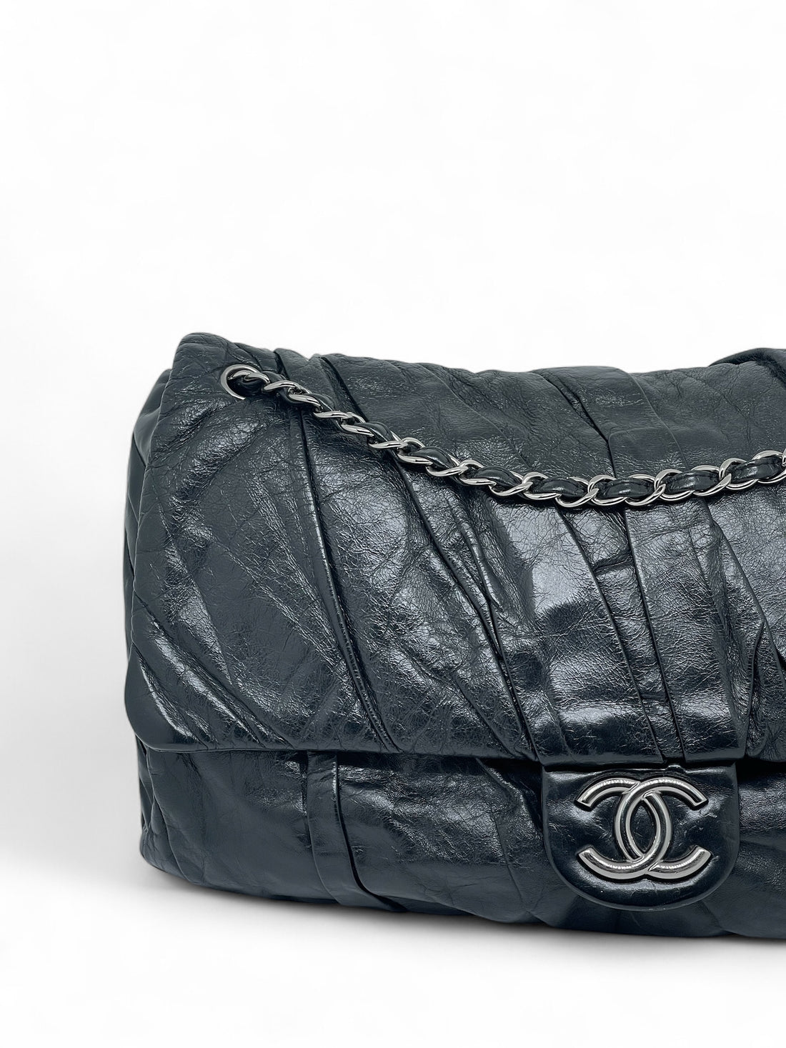 Chanel - Sac cuir plissé