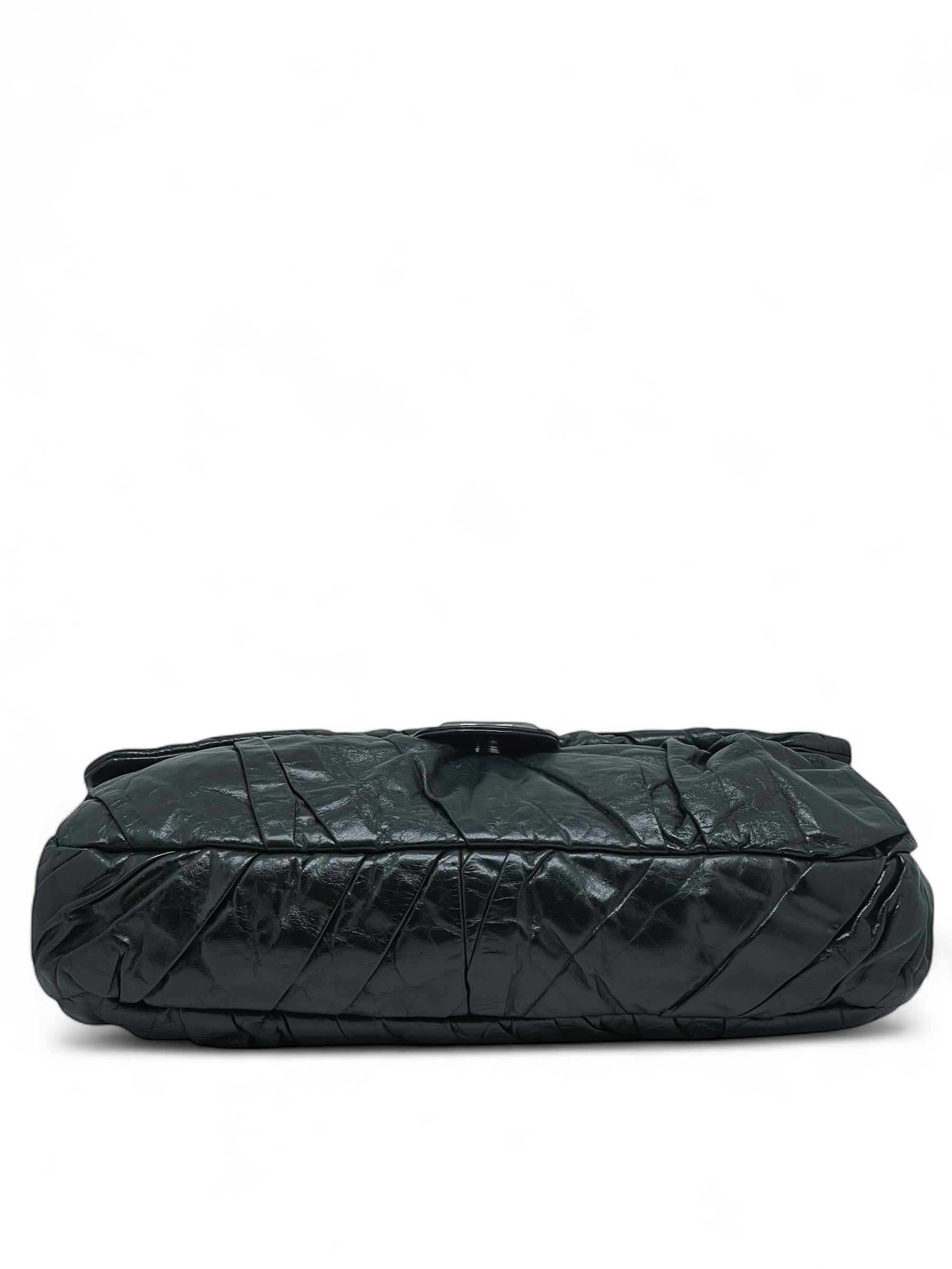 Chanel - Sac cuir plissé