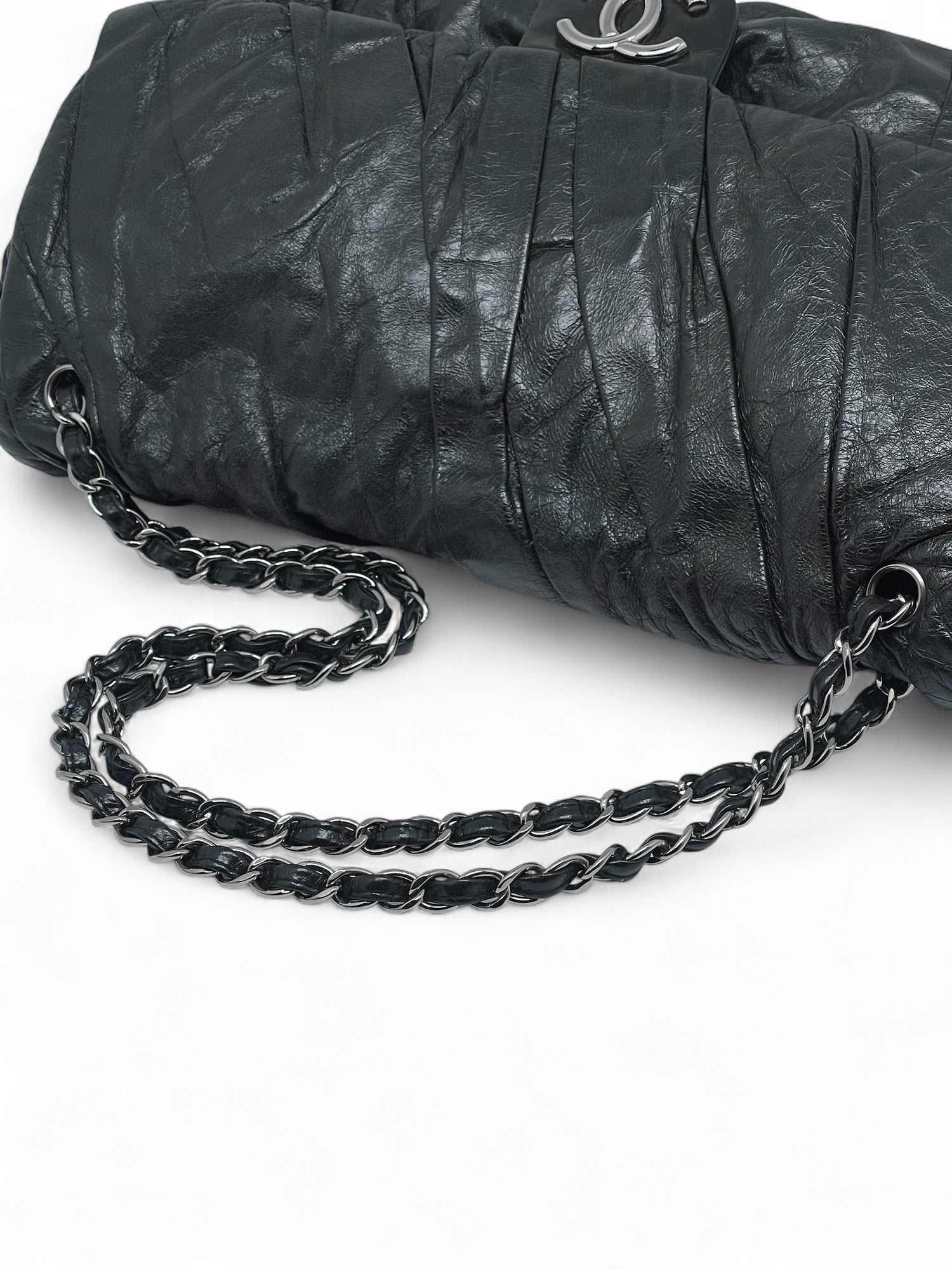 Chanel - Sac cuir plissé