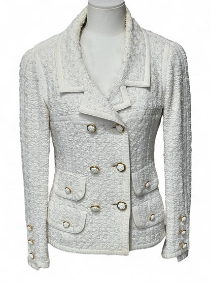 Chanel - Giacca bianca in tweed T34