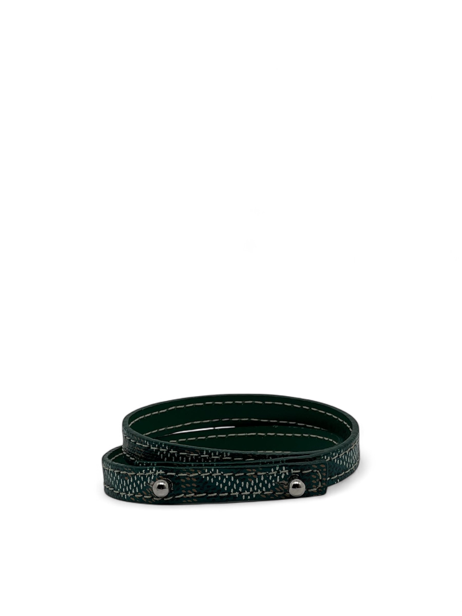 Goyard - Armband Grün doppelte Umwicklung