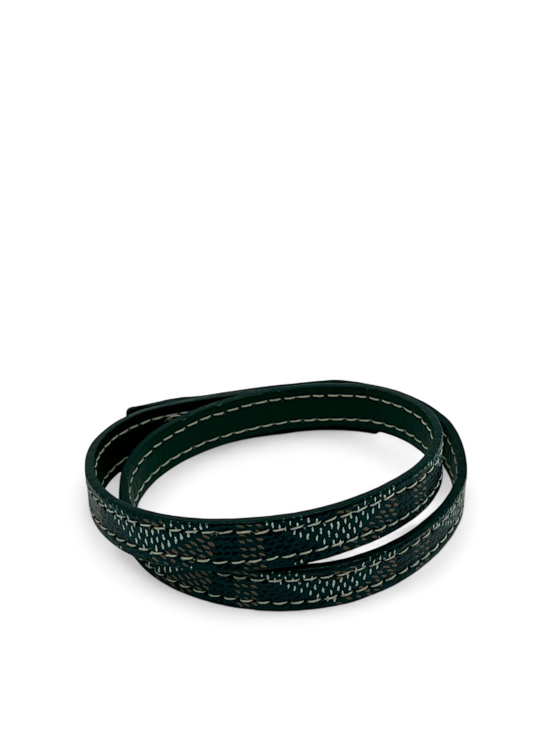 Goyard - Armband Grün doppelte Umwicklung