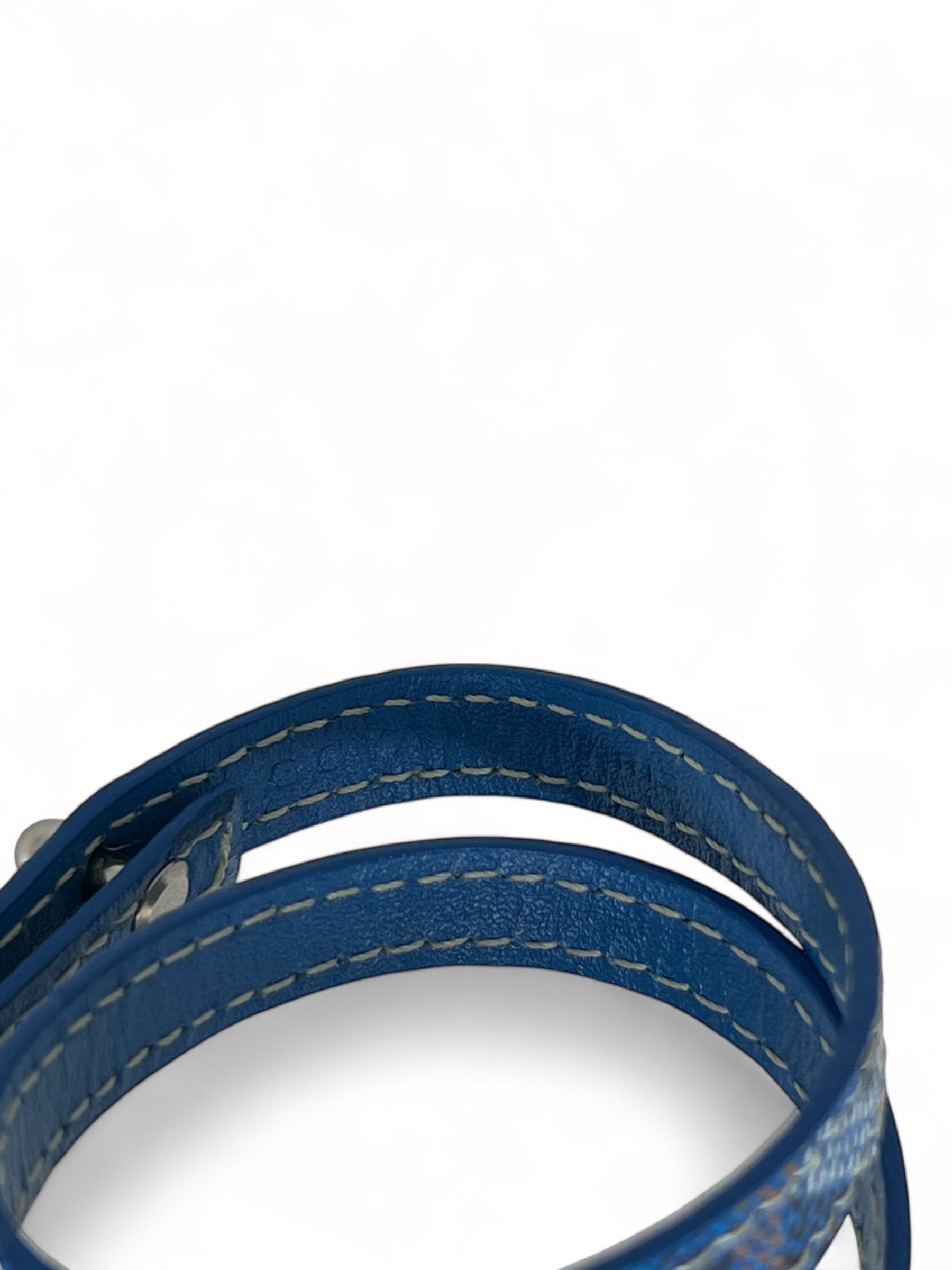 Goyard - Bracelet Bleu double tour