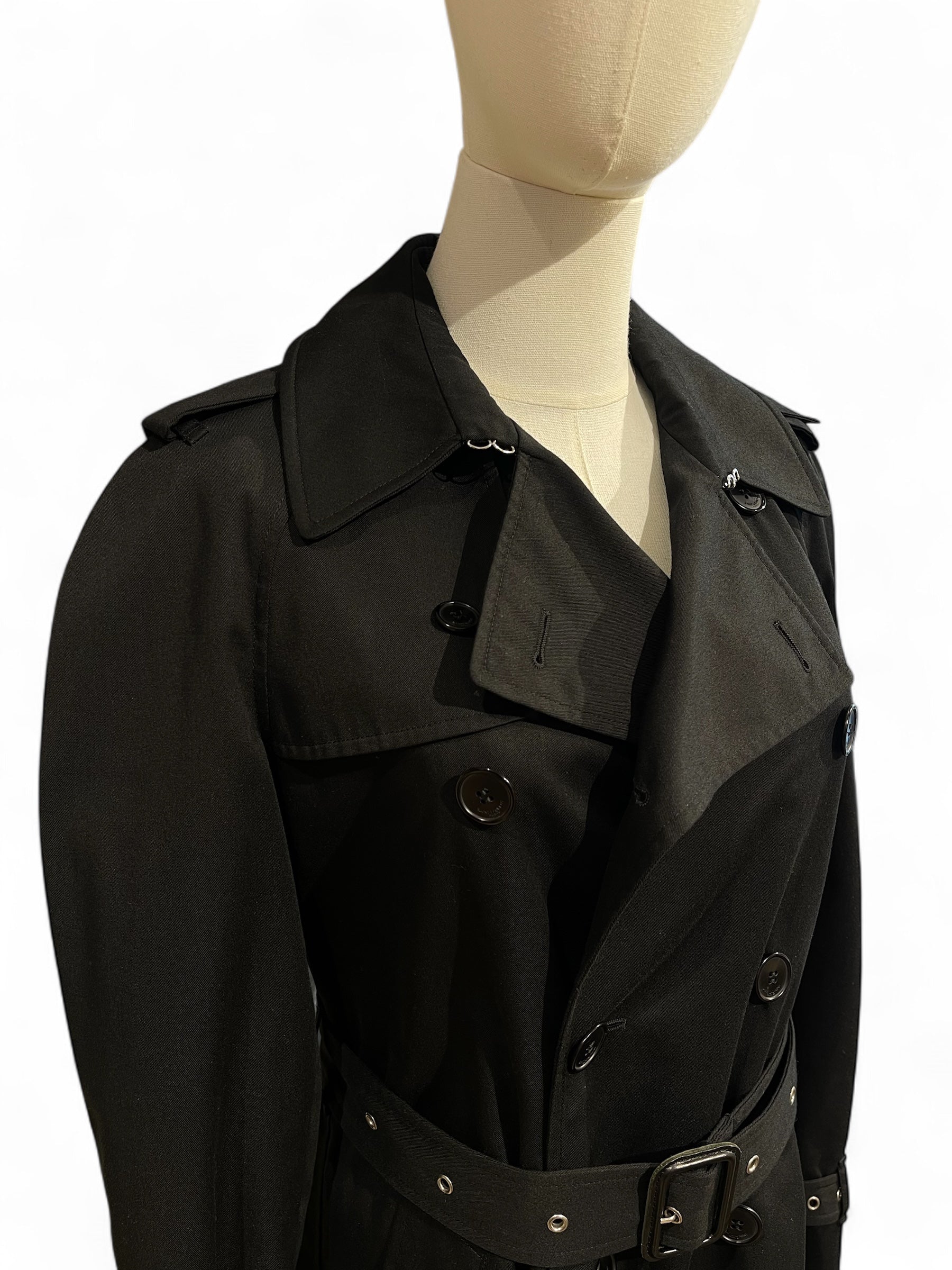 Saint Laurent - Trench nero T38