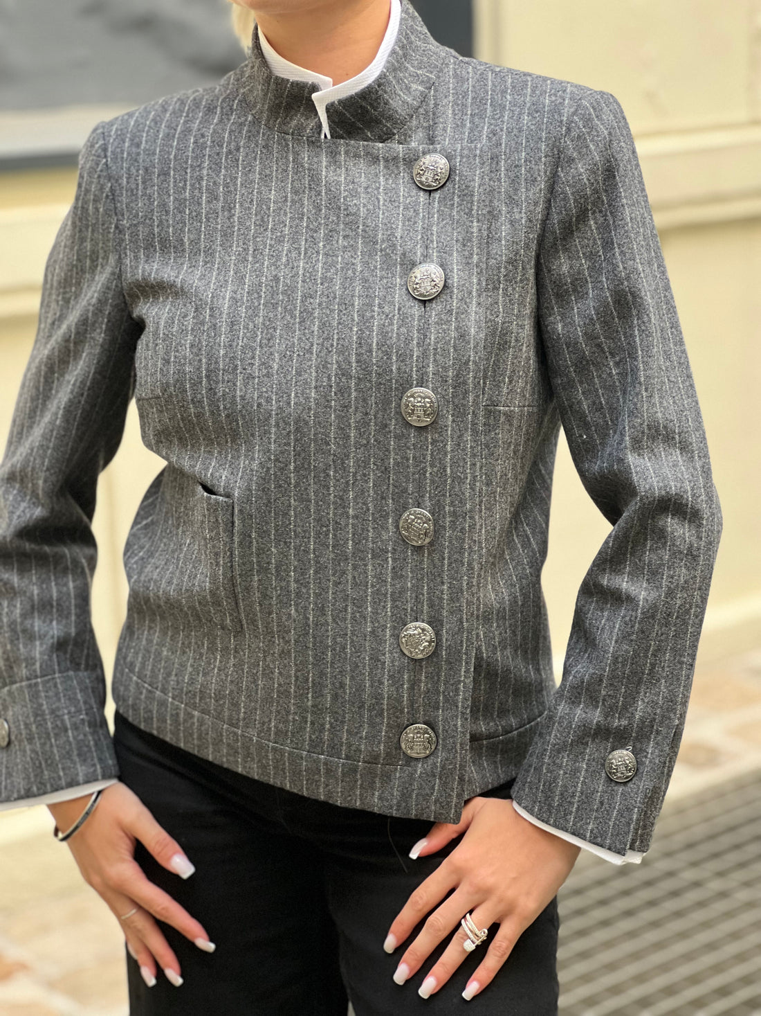 Chanel - Veste en laine T38