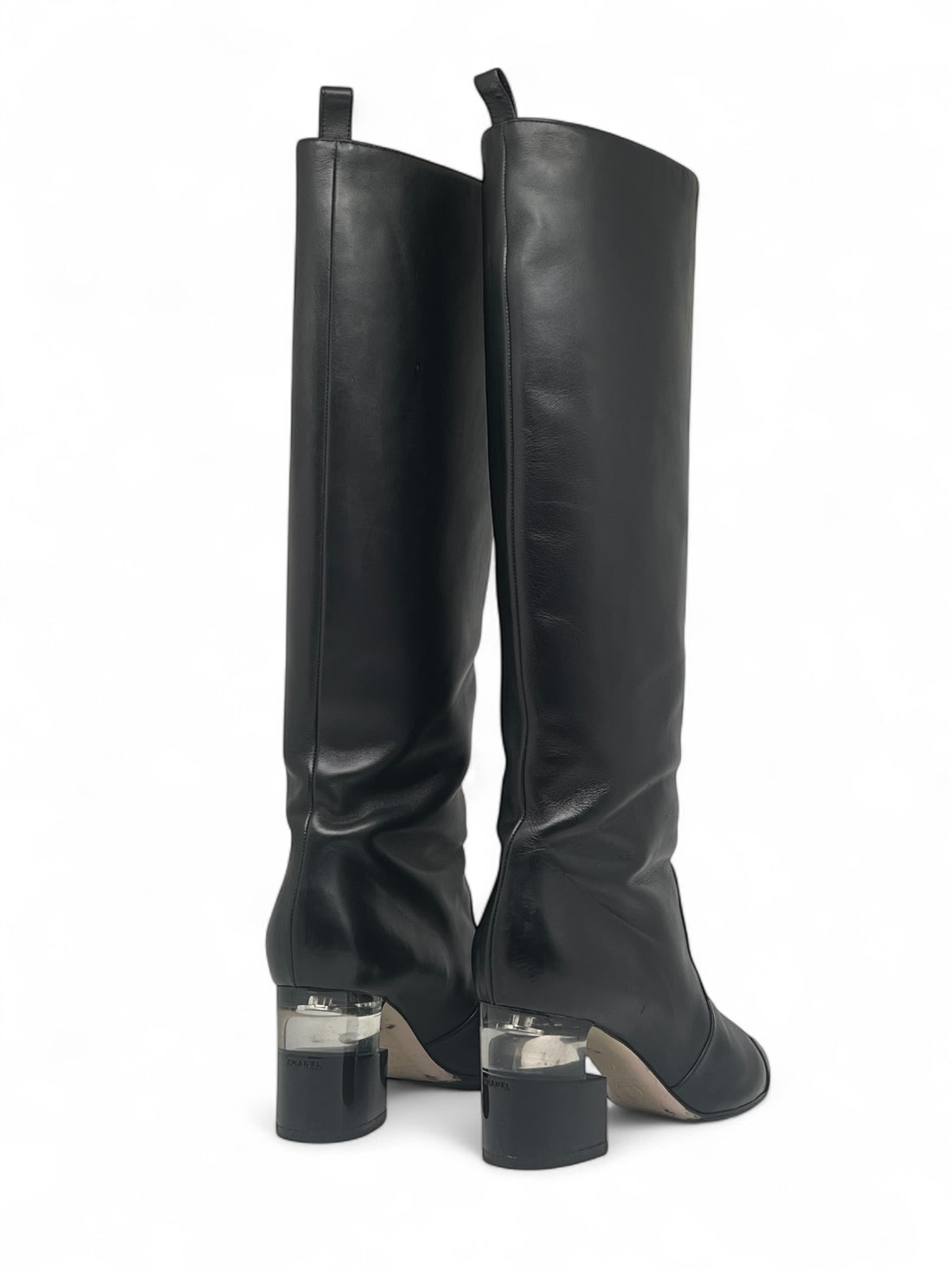 Chanel - Bottes noir en cuir