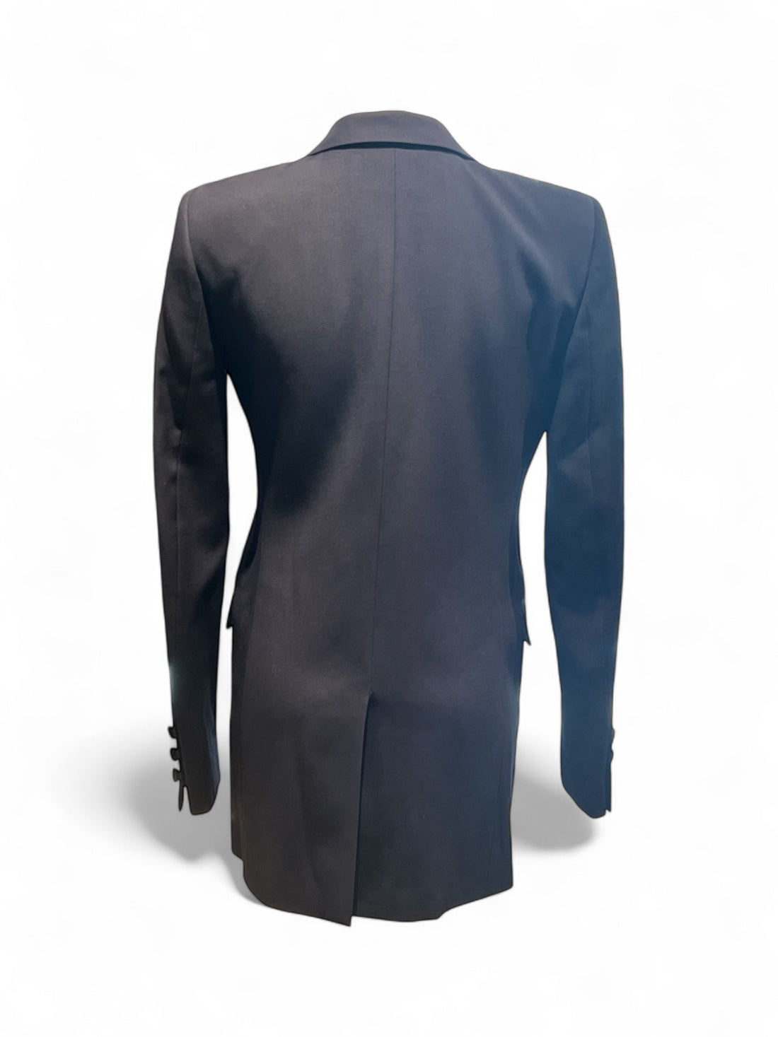 Saint Laurent - Blazer bleu marine et noir T36