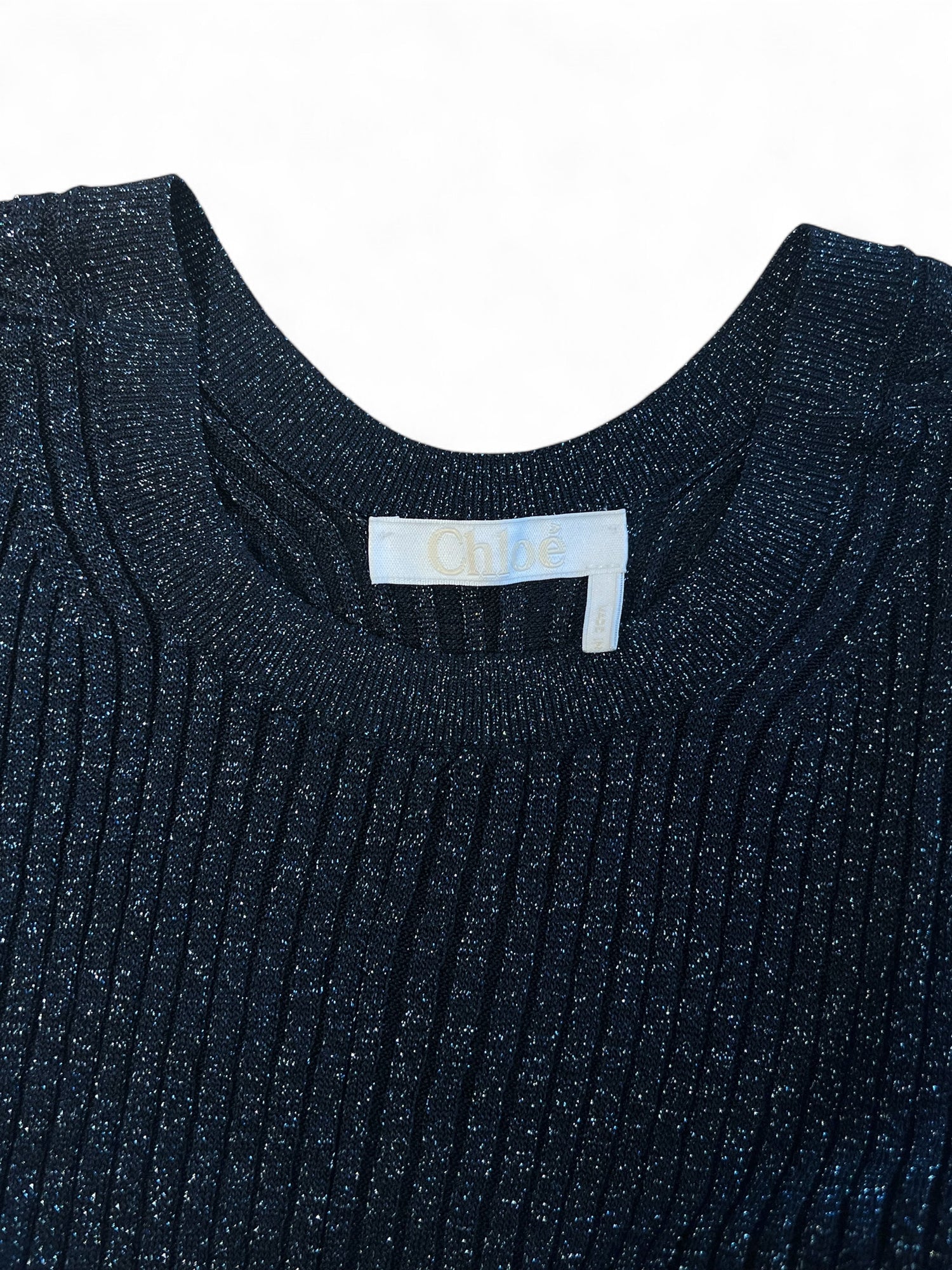 Chloé - Robe longue bleu T34/36