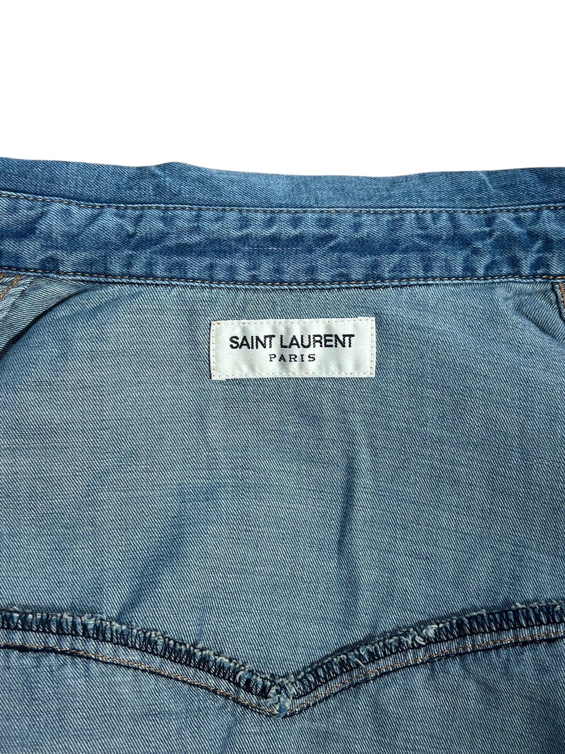 Saint Laurent - Chemise en denim T36