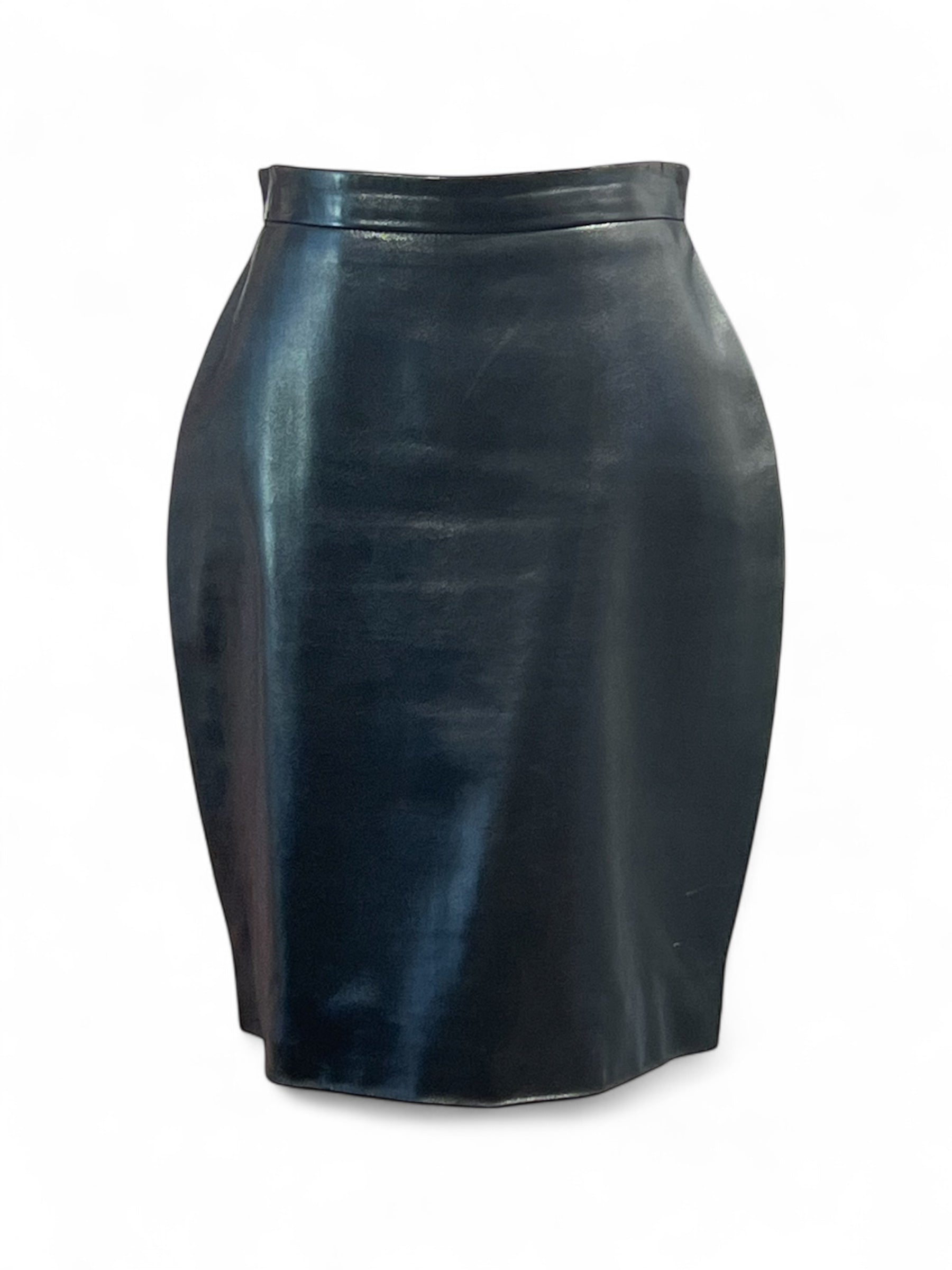 Saint Laurent - Jupe en cuir d’agneau T36