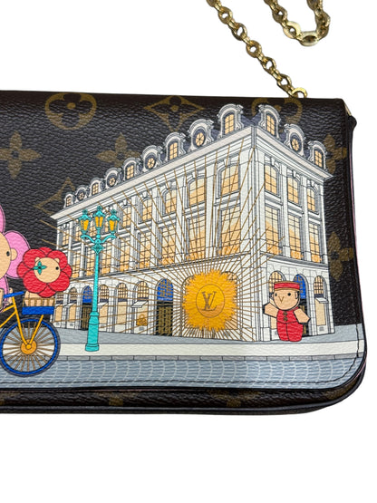 Louis Vuitton - Pochette Félicie Edition Vivienne Place Vendôme | Les Folies d’Eugénie