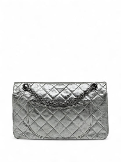 Chanel - 2.55 silver bag