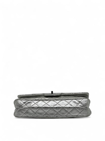 Chanel - 2.55 silver bag