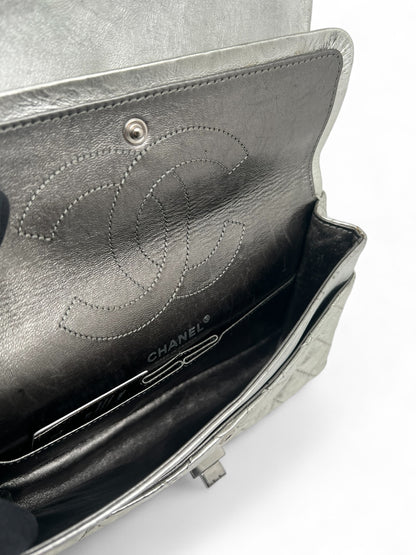 Chanel - 2.55 silver bag