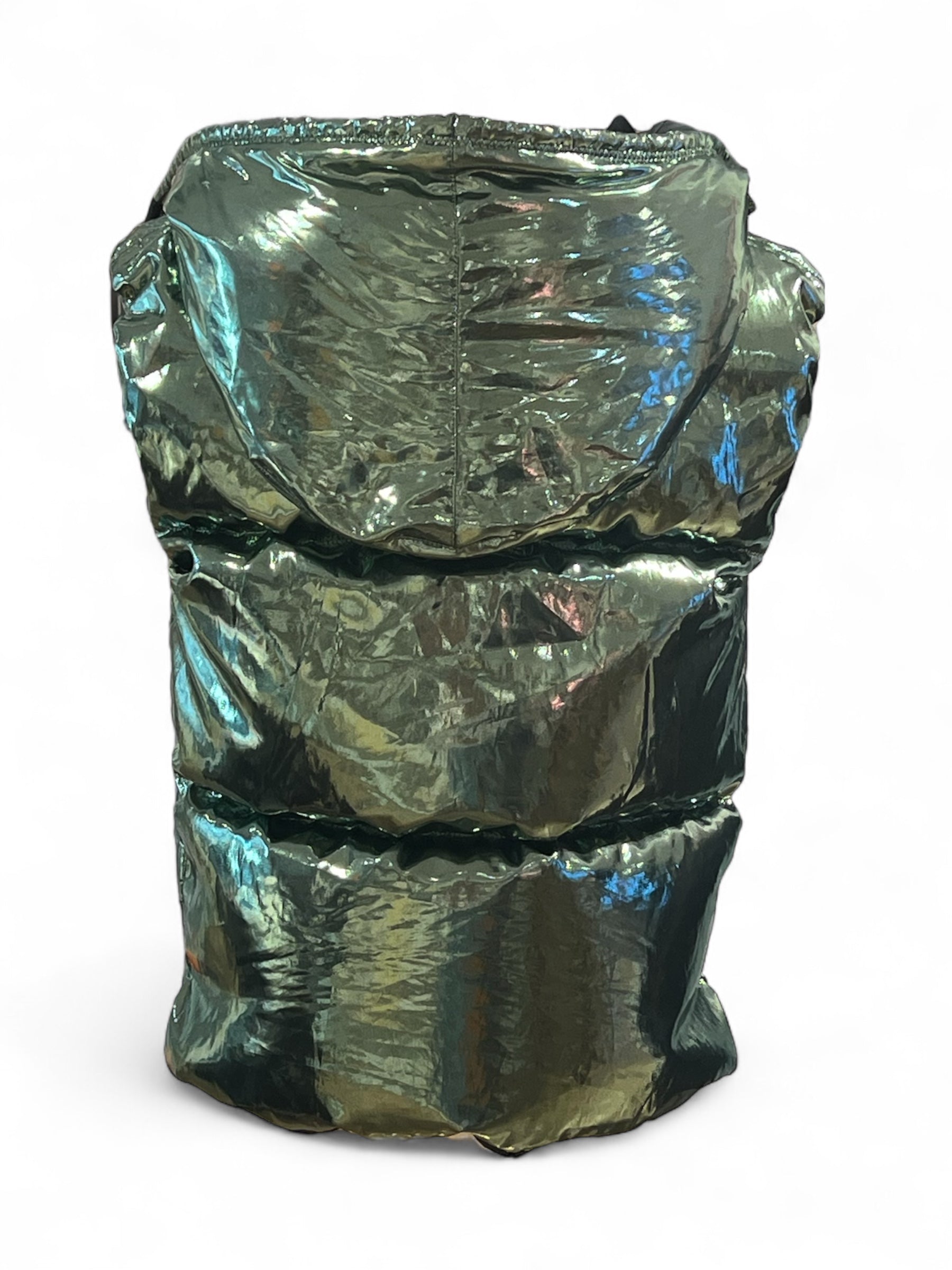 Moncler - Doudoune sans manche verte T1